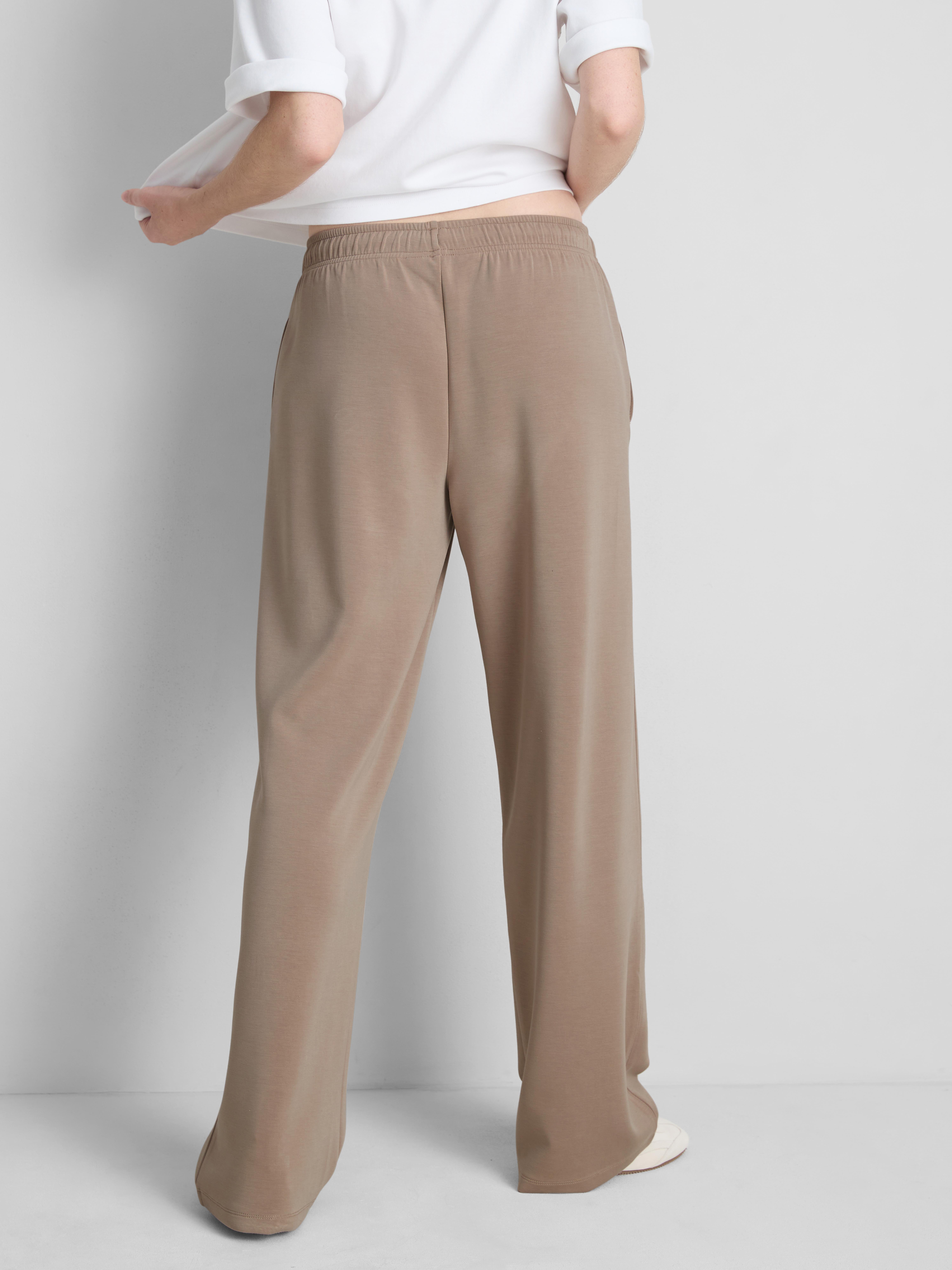 Modal Blend Wide Leg Joggers