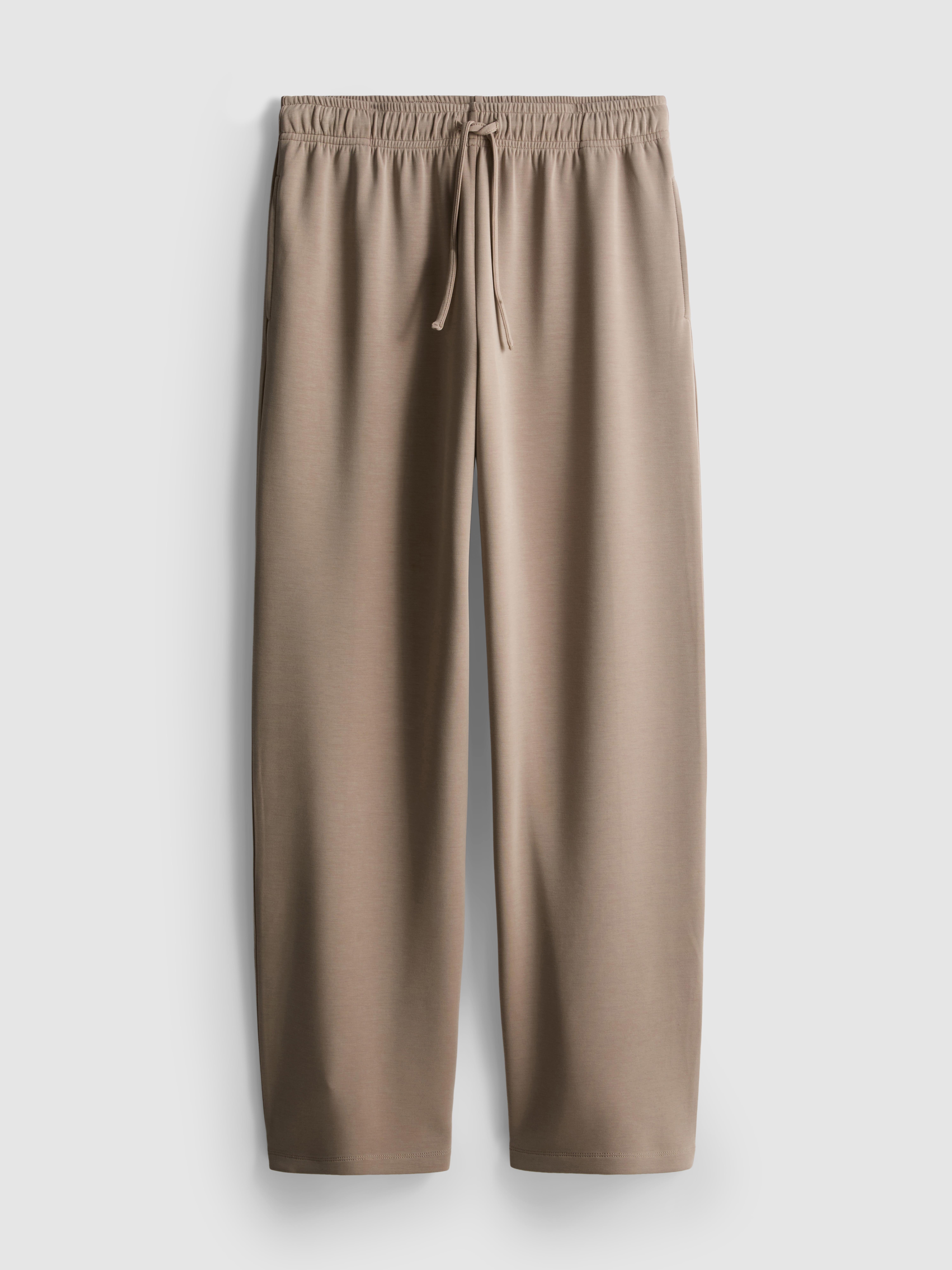 Modal Blend Wide Leg Joggers