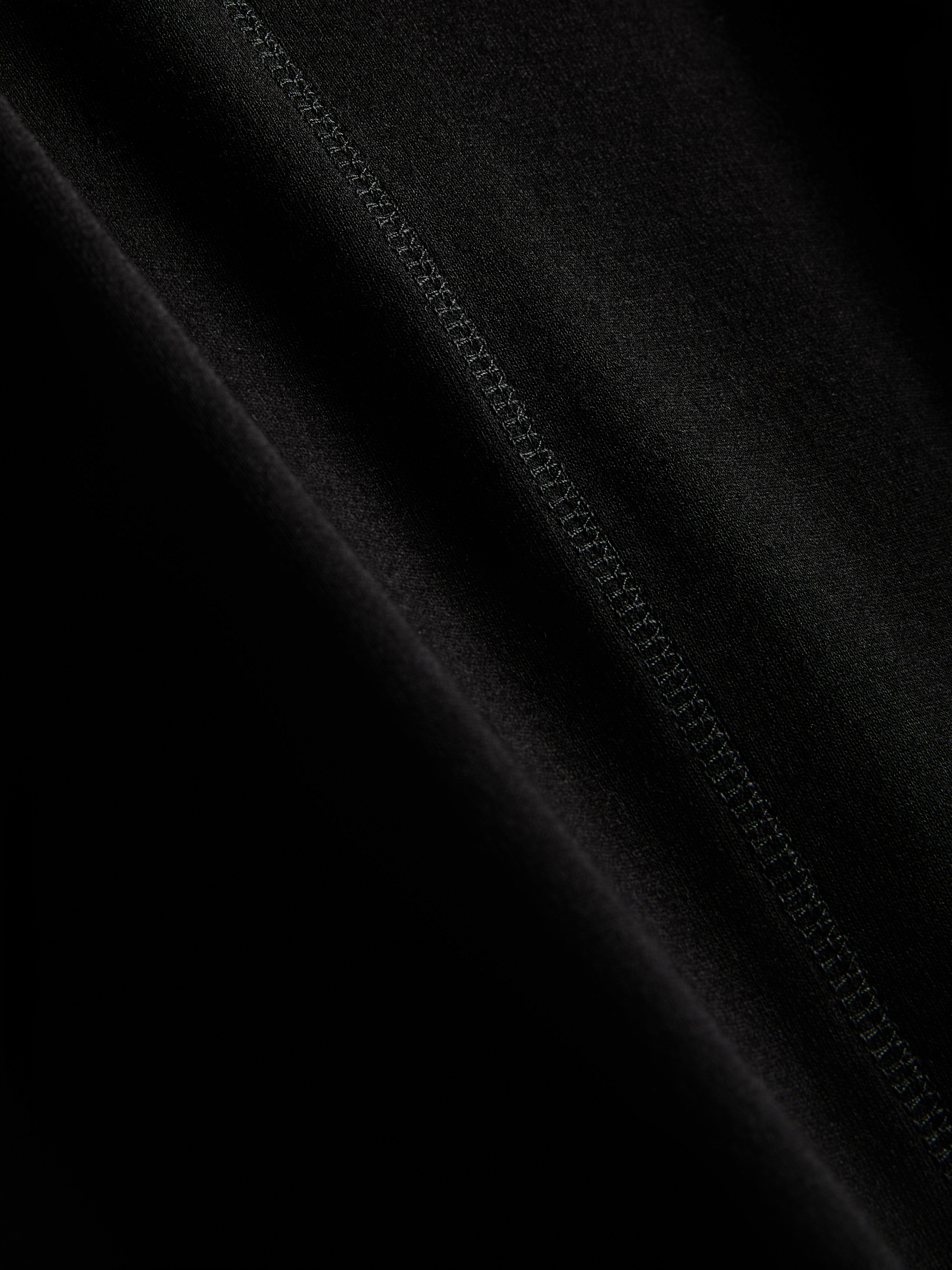 Longline Curved Hem Long Sleeve Top