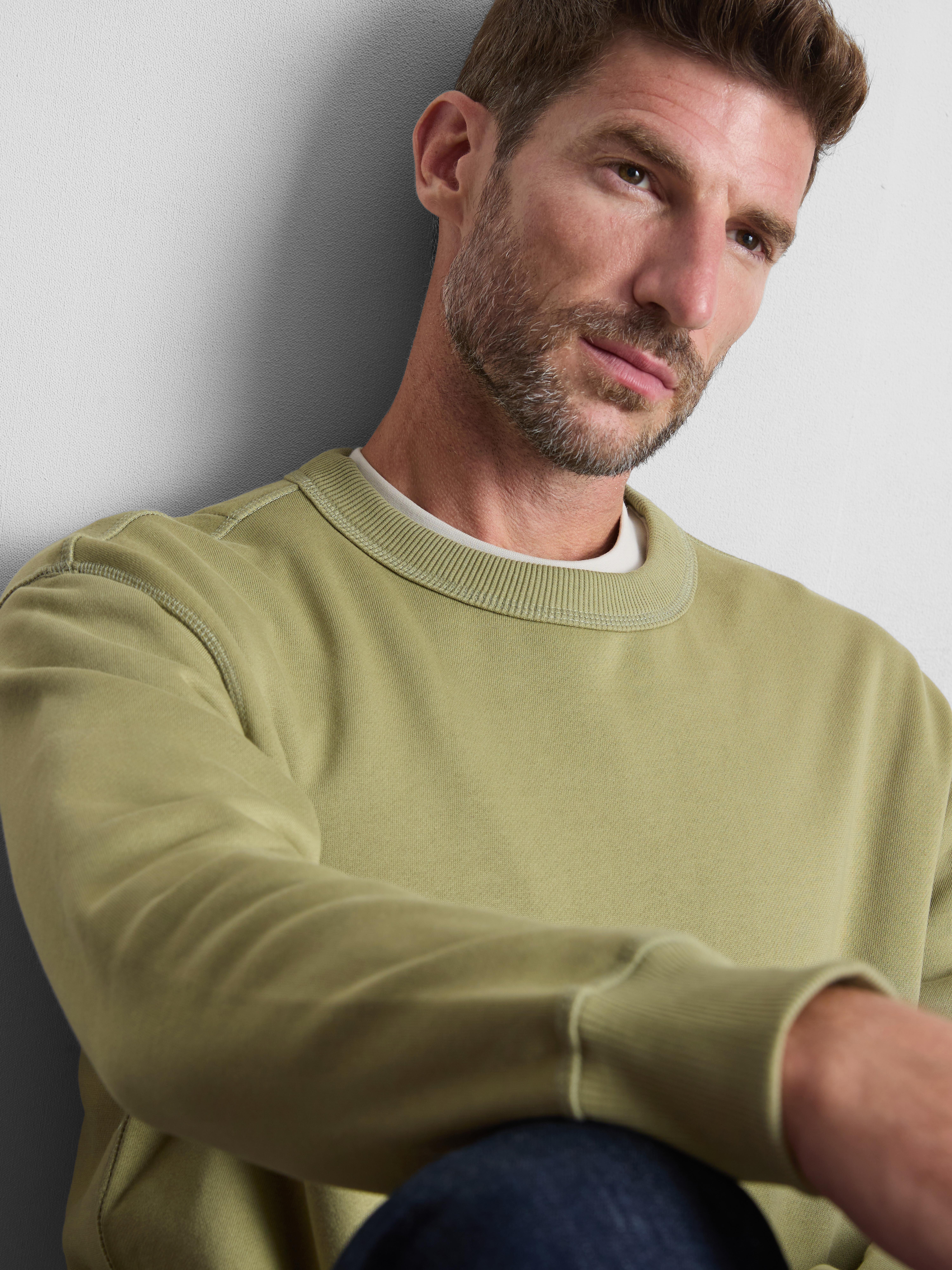 Cotton Rich Oversized Crew Neck Sweatshirt