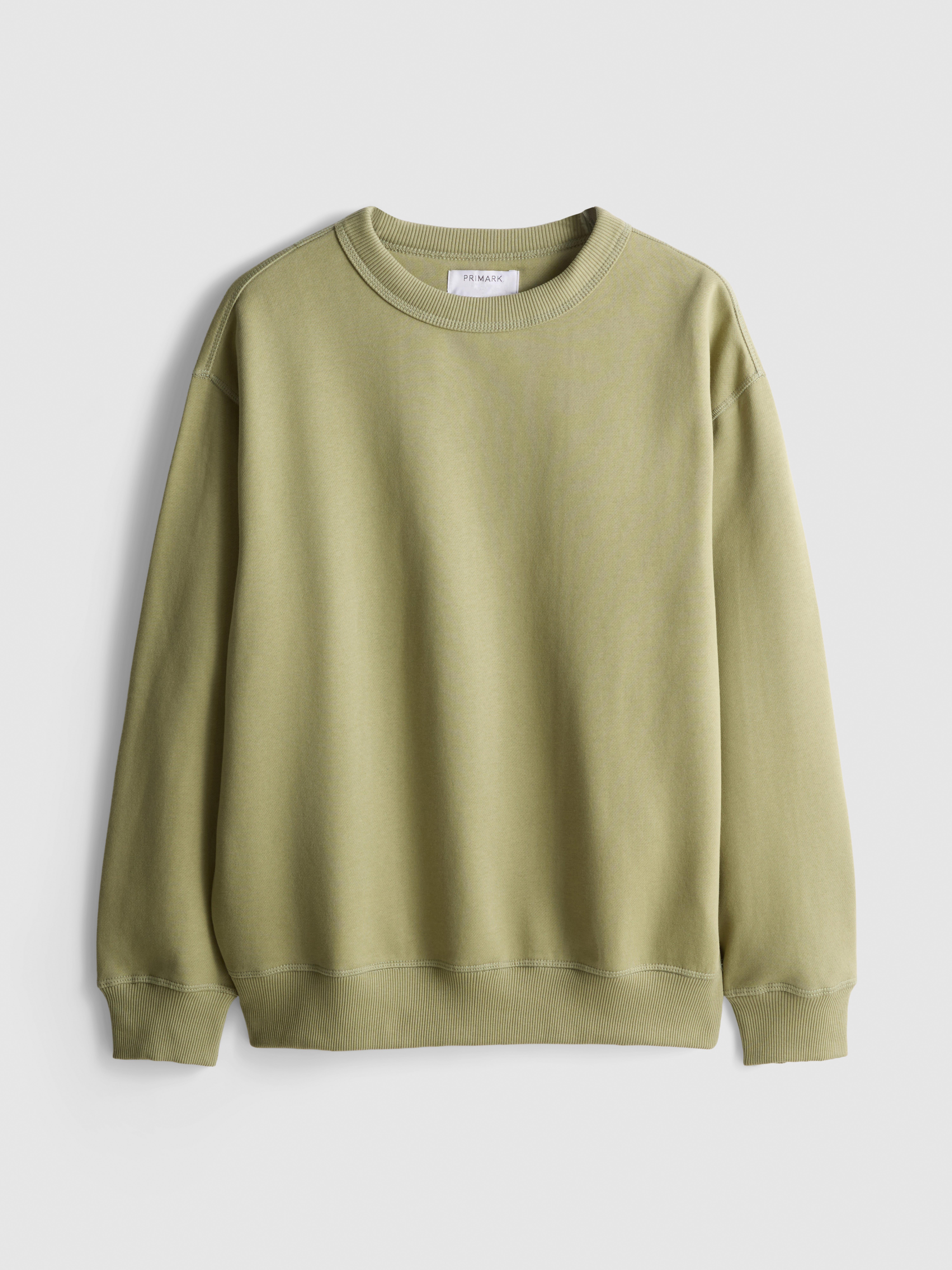Cotton Rich Oversized Crew Neck Sweatshirt