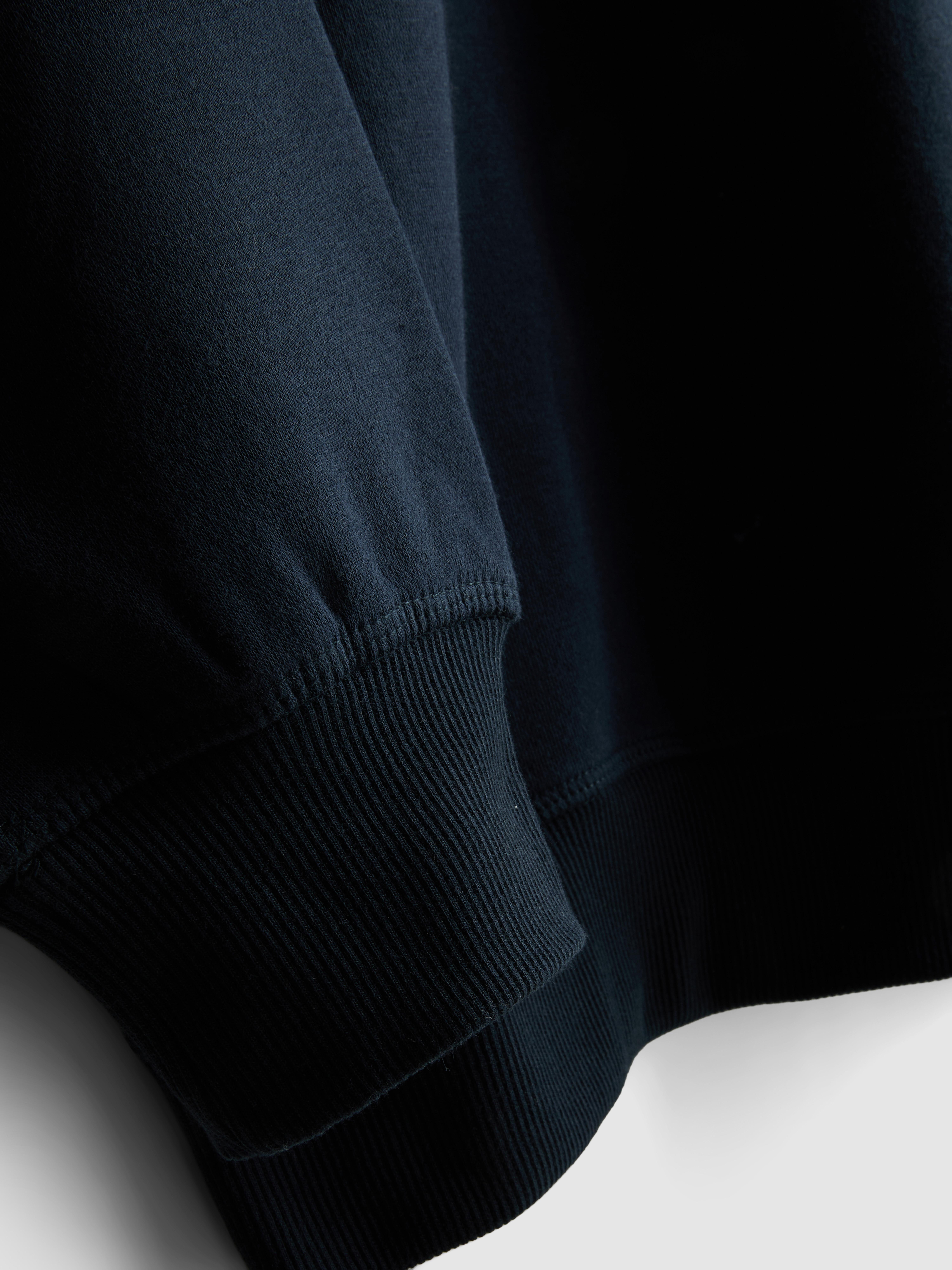 Sweat-shirt oversize en coton à col ras-du-cou
