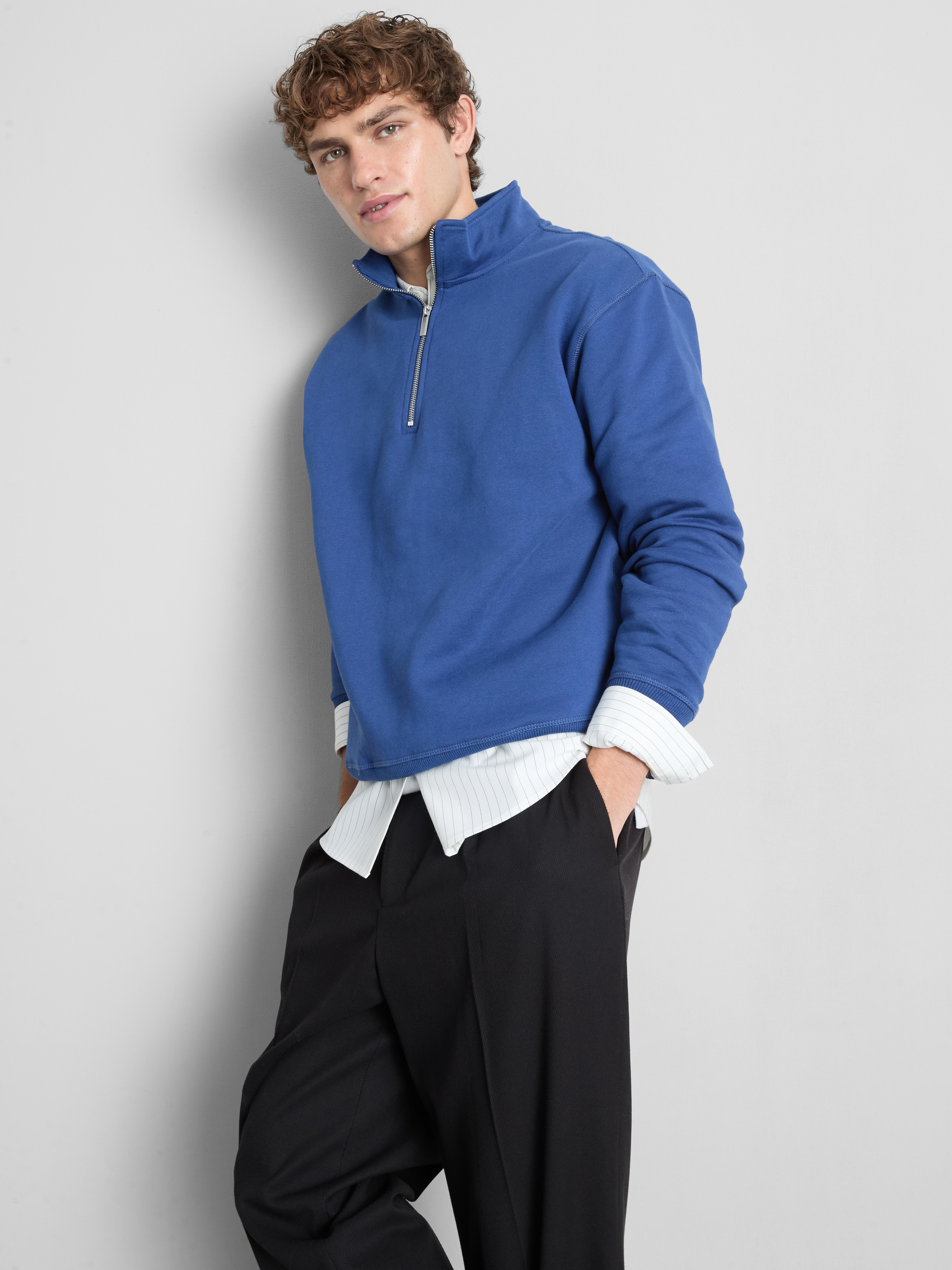Sudadera con media cremallera