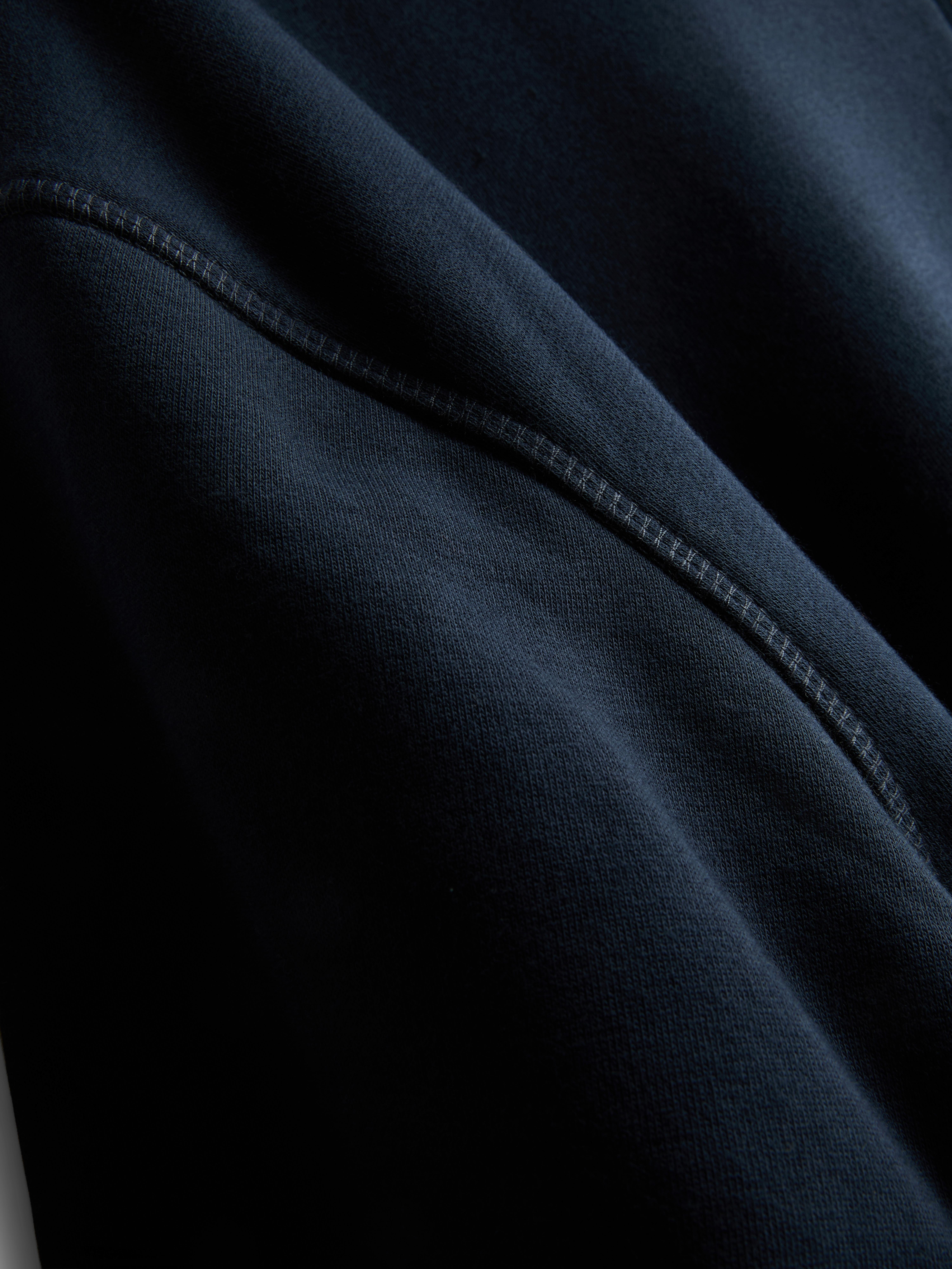Sweatshirt met halve rits