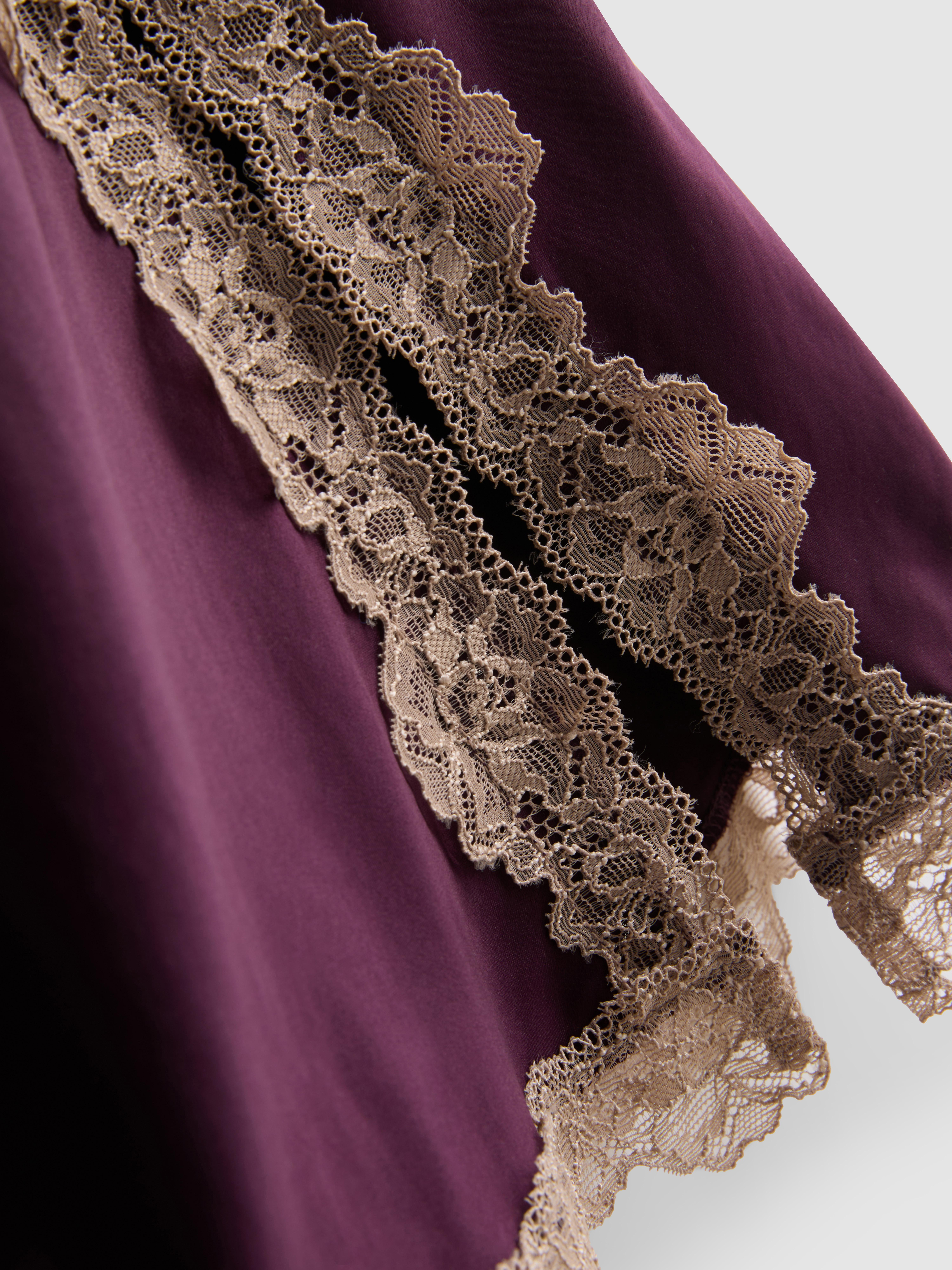Lace Trim Chemise