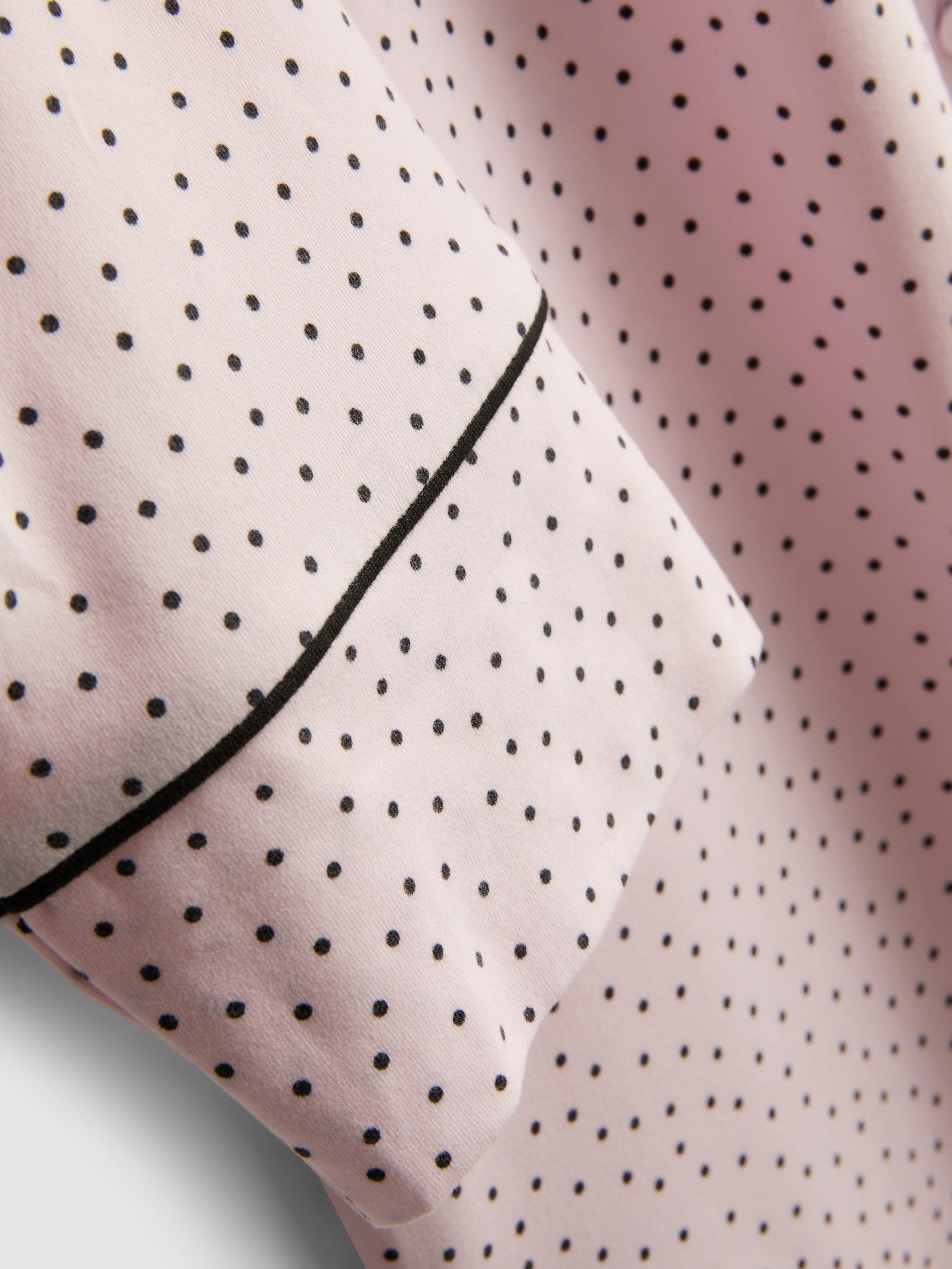 Camicia da notte stile boyfriend con stampa