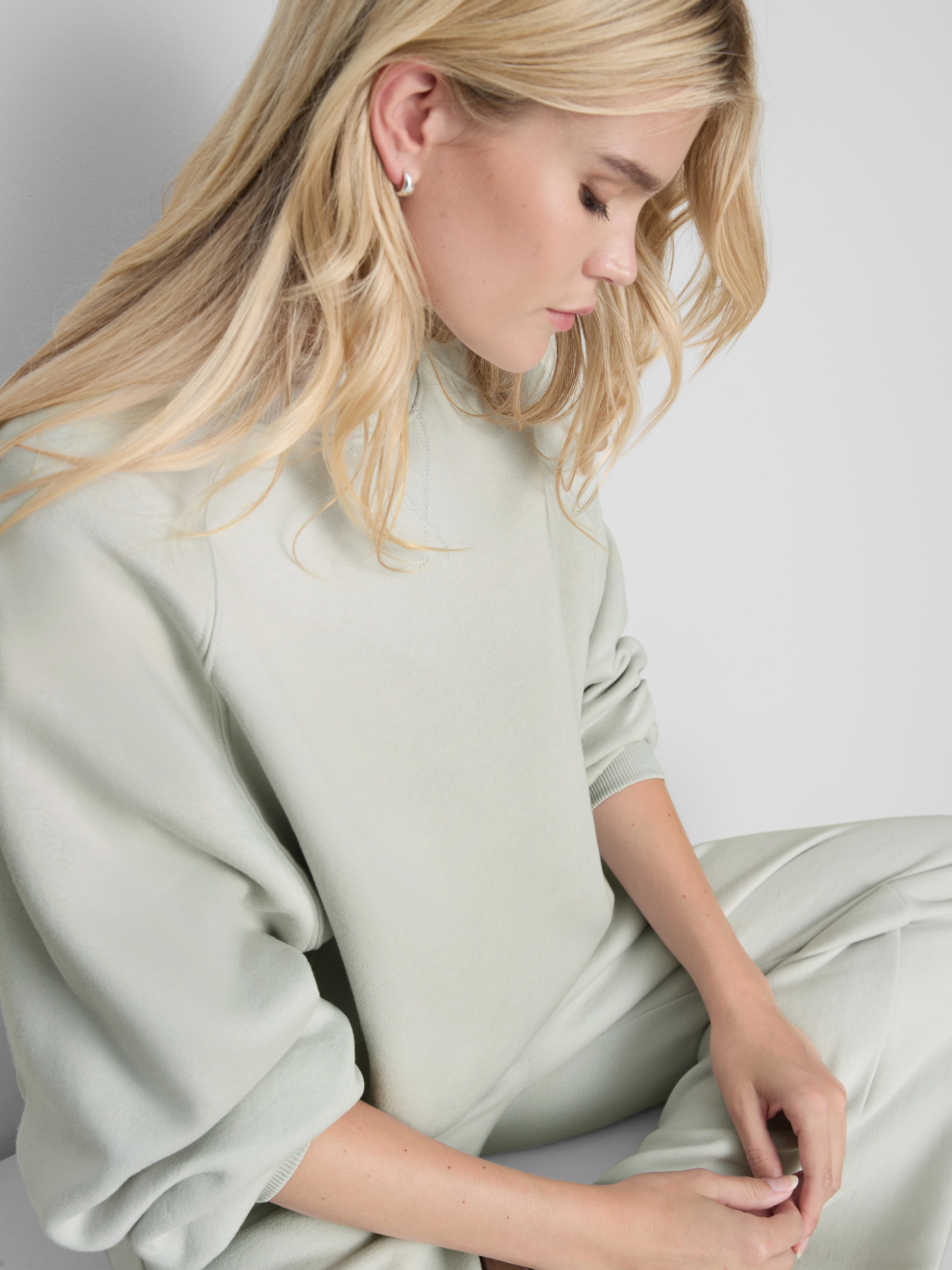 Felpa con maniche raglan cotton-rich
