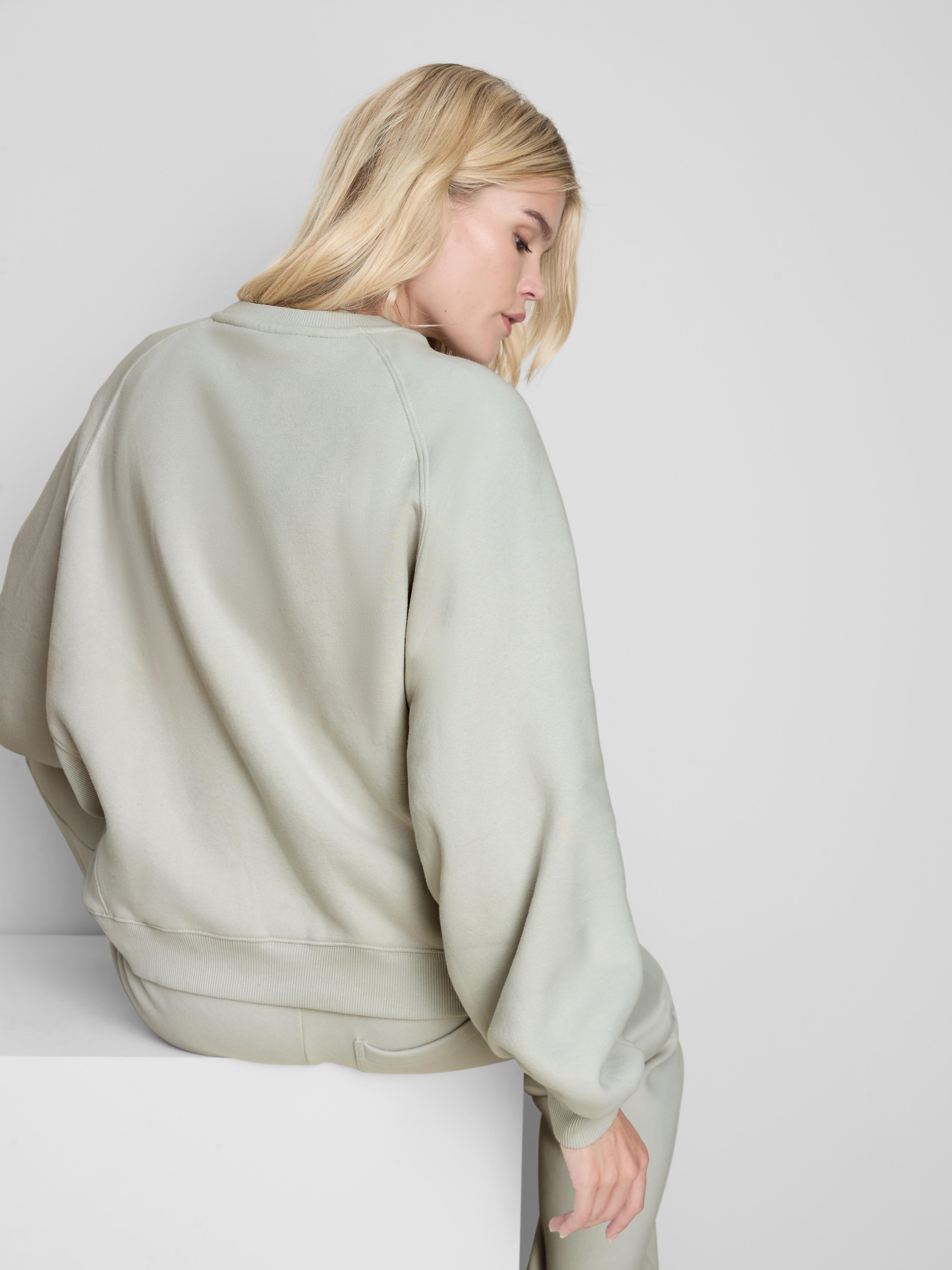 Felpa con maniche raglan cotton-rich