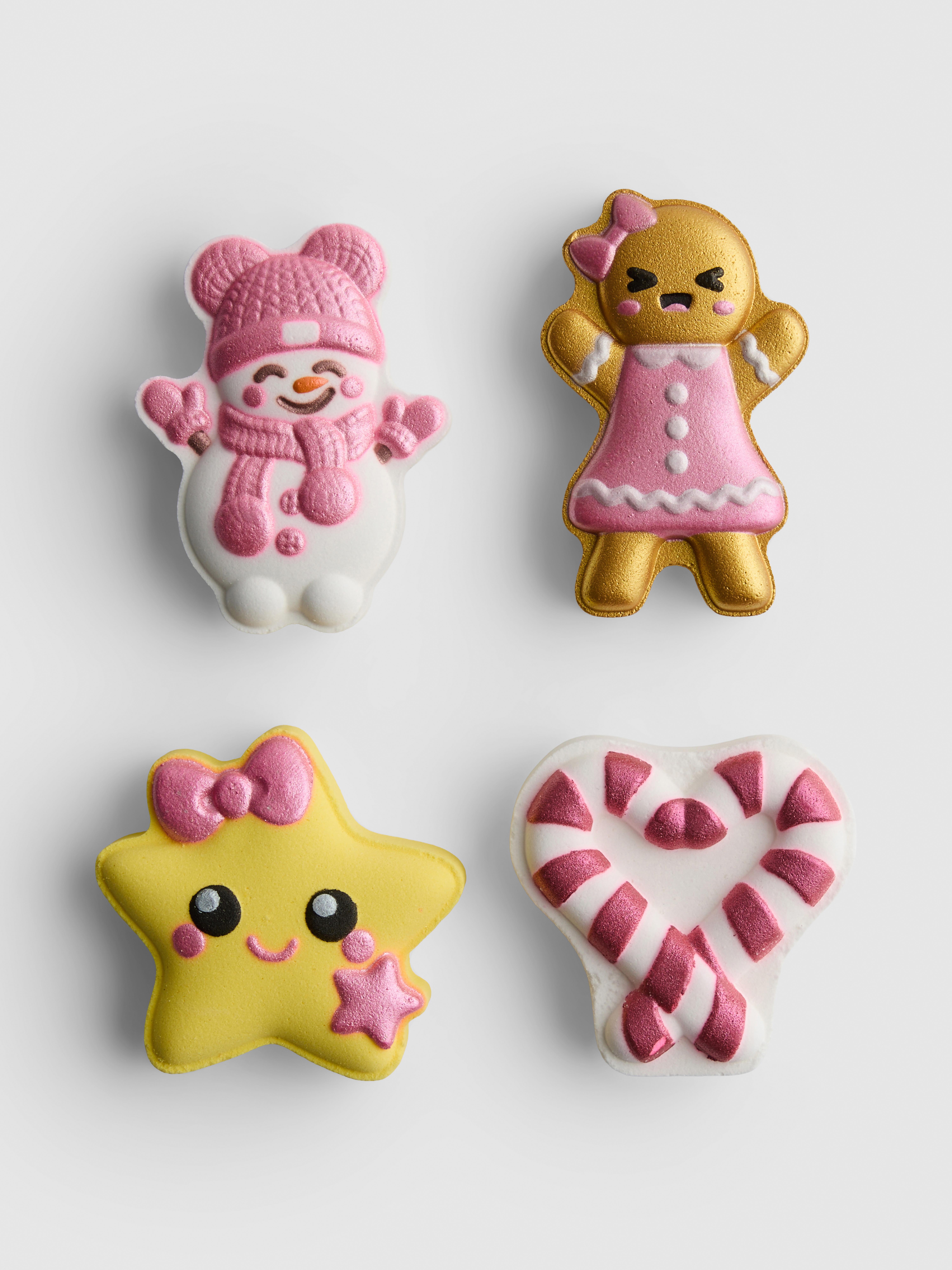 4pk PS... Bubbles Frost Angel Christmas Bath Fizzers