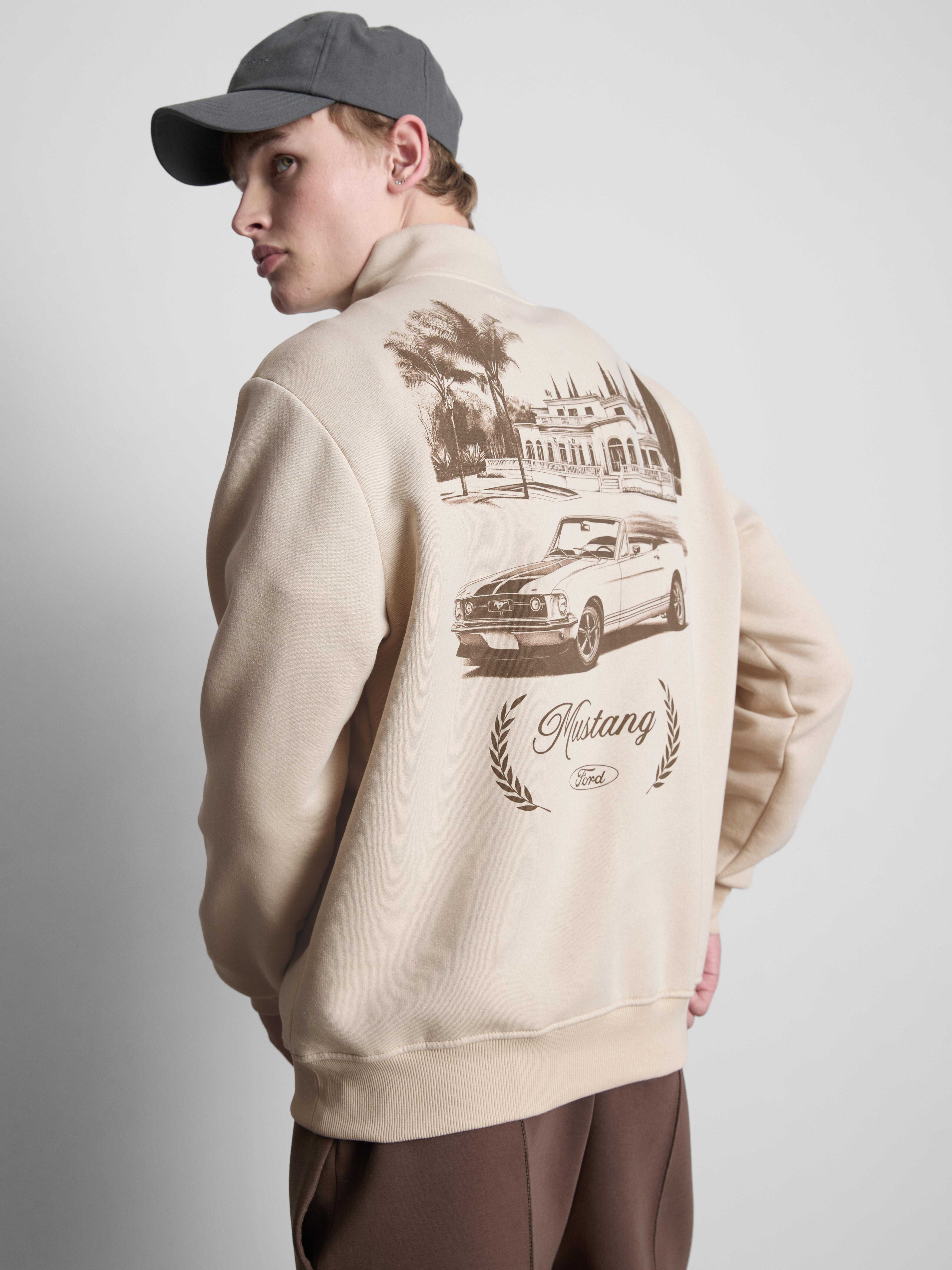 Ford Mustang Half Zip Sweatshirt