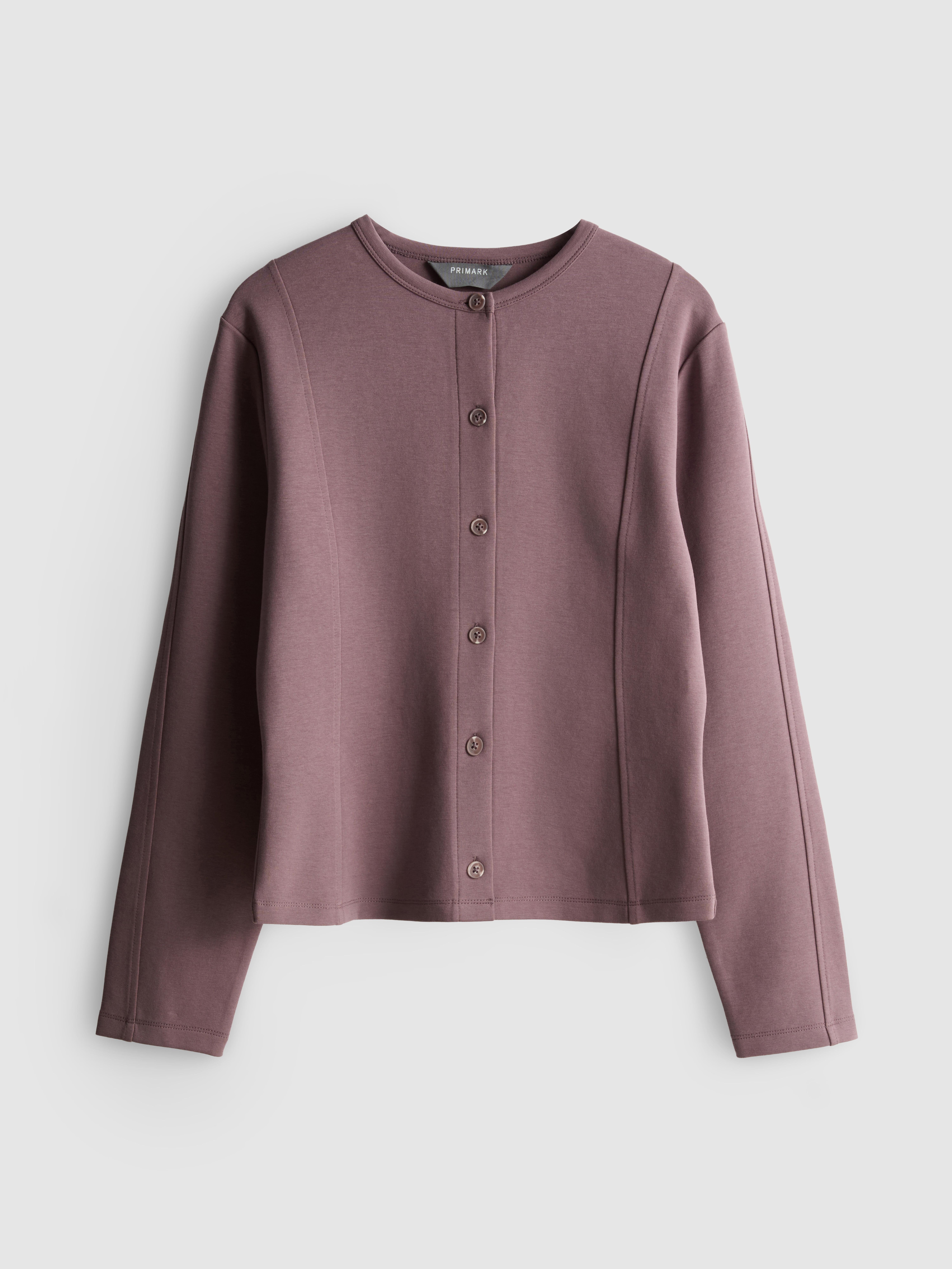 Paula Echevarría Structured Crew Neck Cardigan