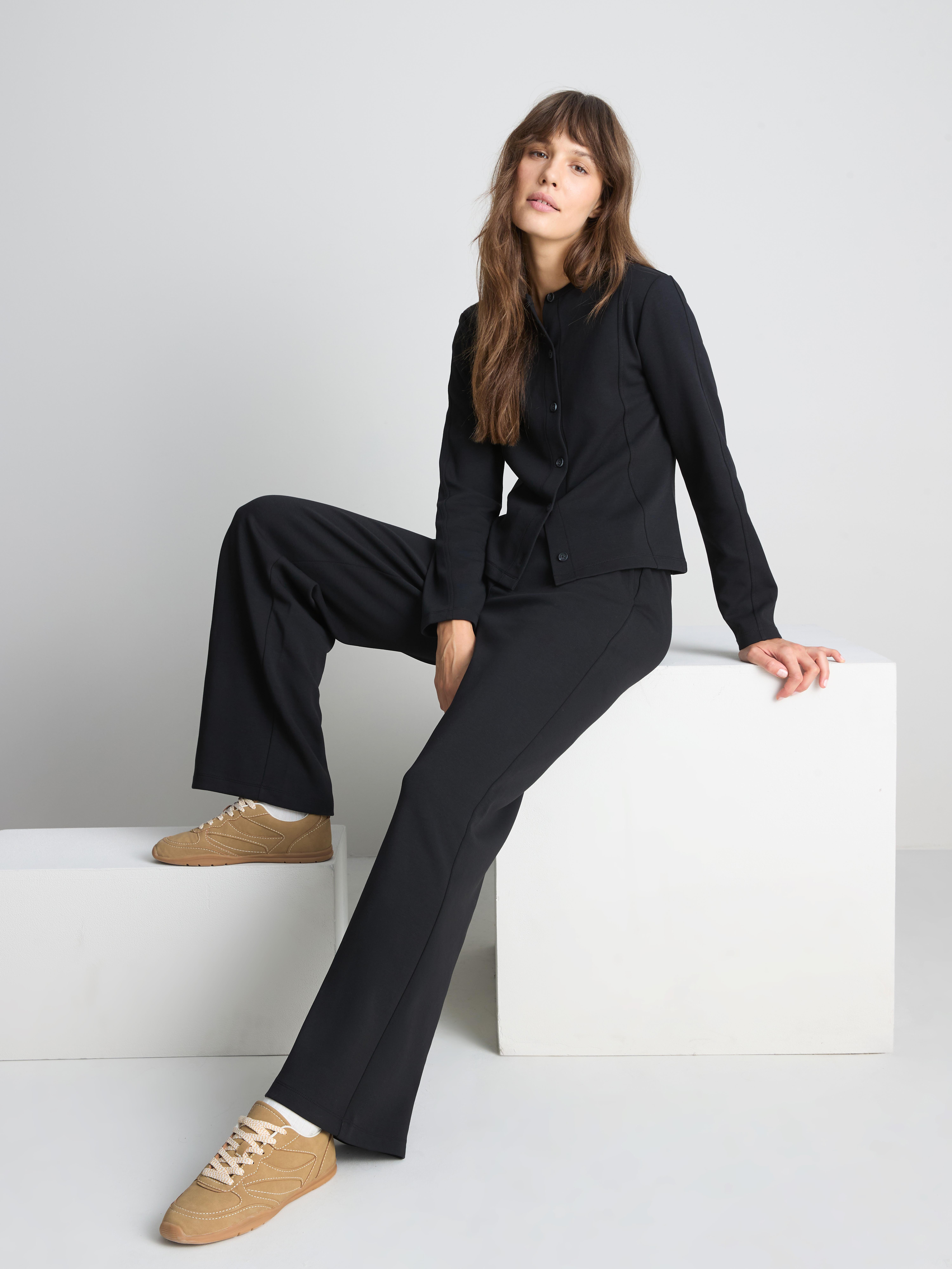 Paula Echevarría Structured Crew Neck Cardigan