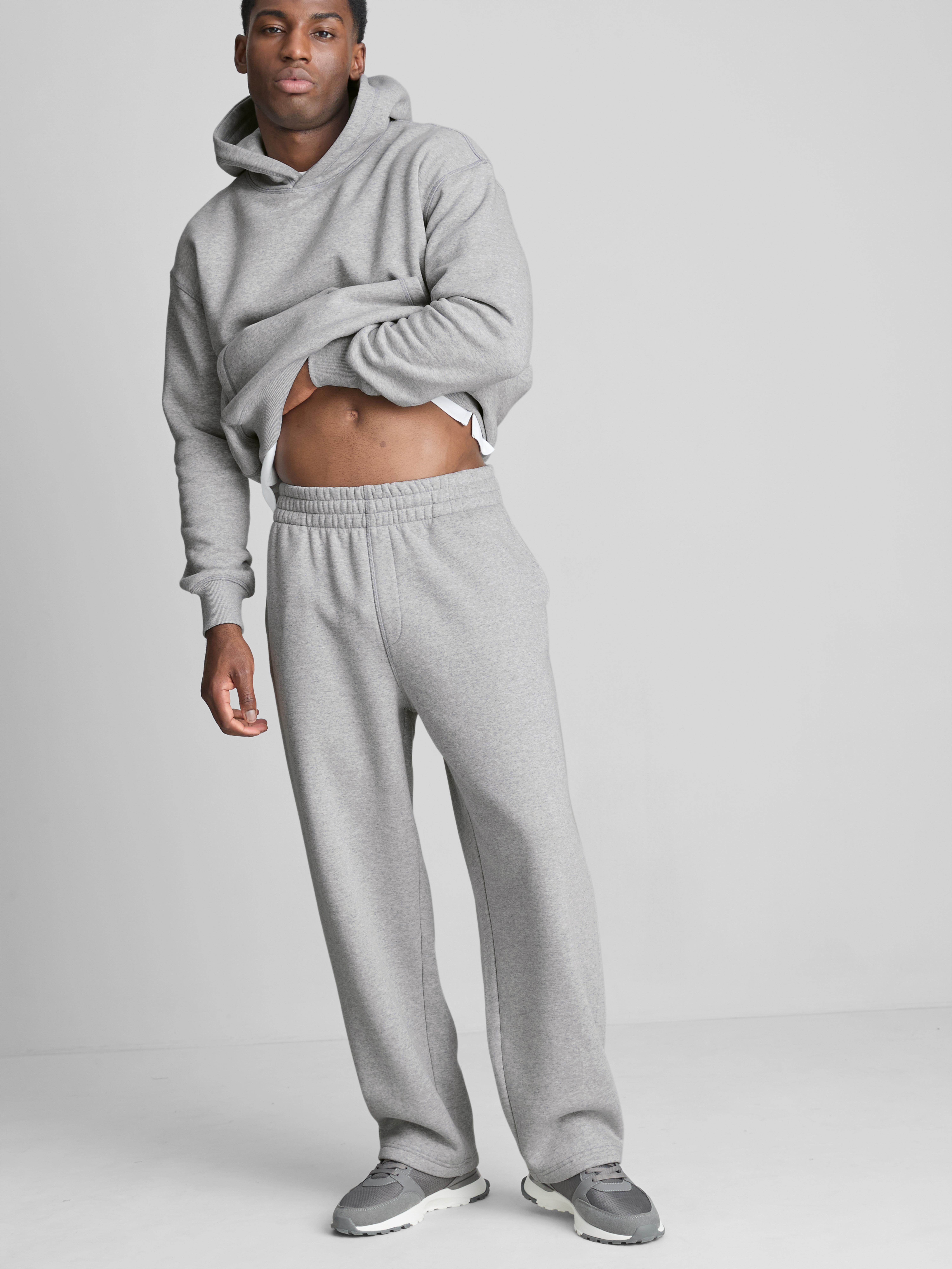 Jogginghose mit geradem Bein und hohem Baumwollanteil