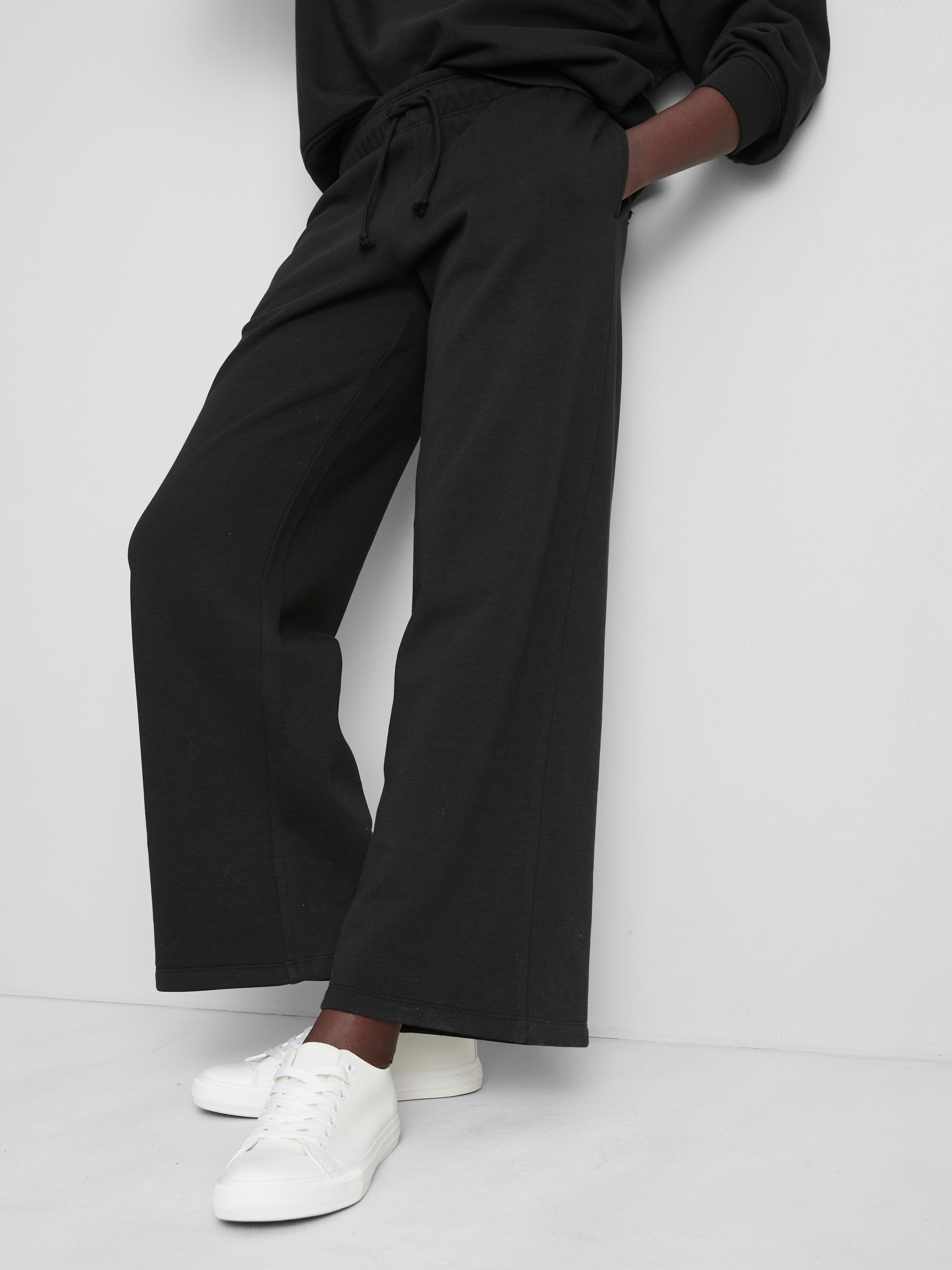 Cotton-Rich Wide-Leg Appliqué Joggers