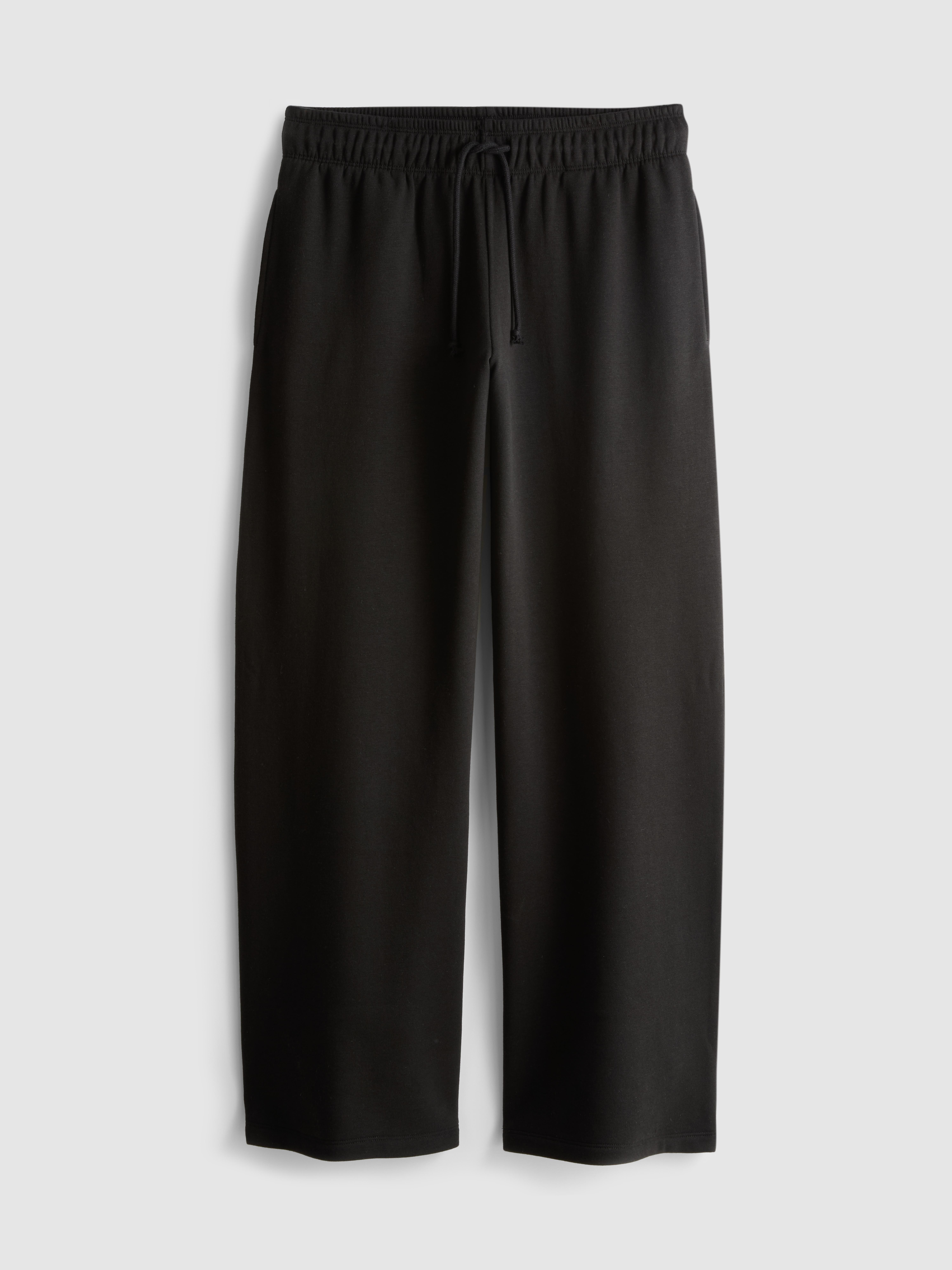 Cotton-Rich Wide-Leg Appliqué Joggers