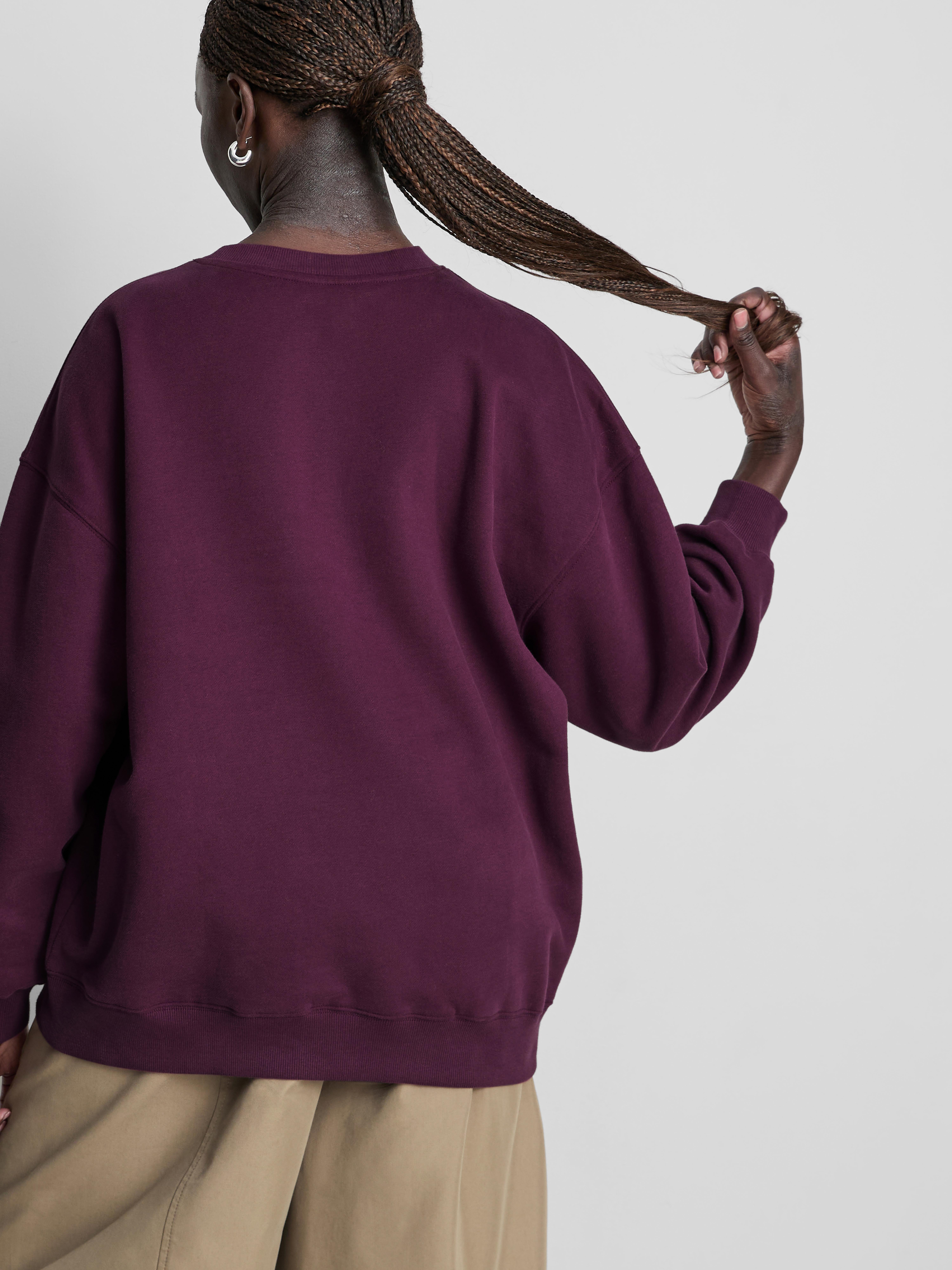 Cotton Blend 83 Check Sweatshirt