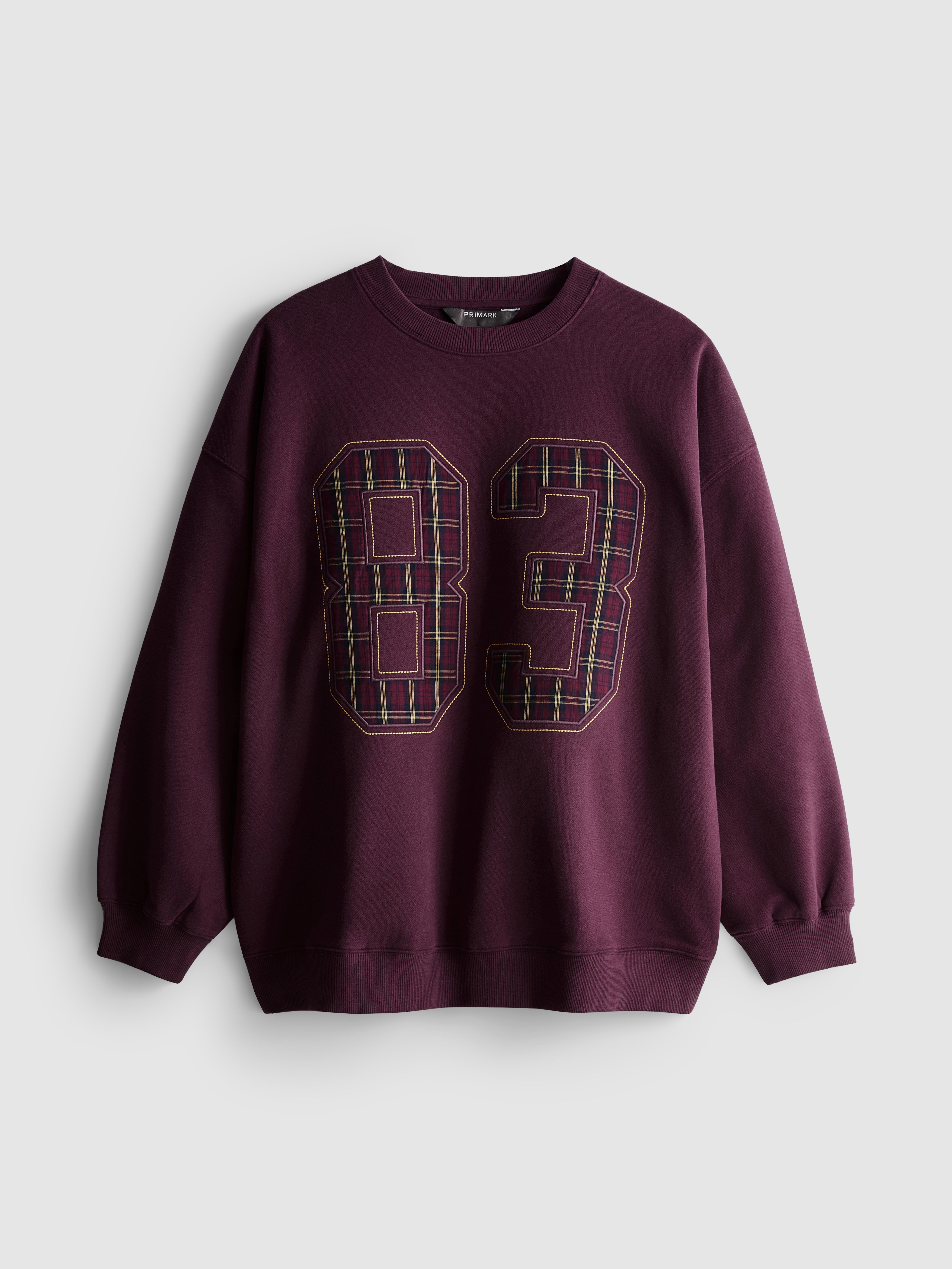 Cotton Blend 83 Check Sweatshirt