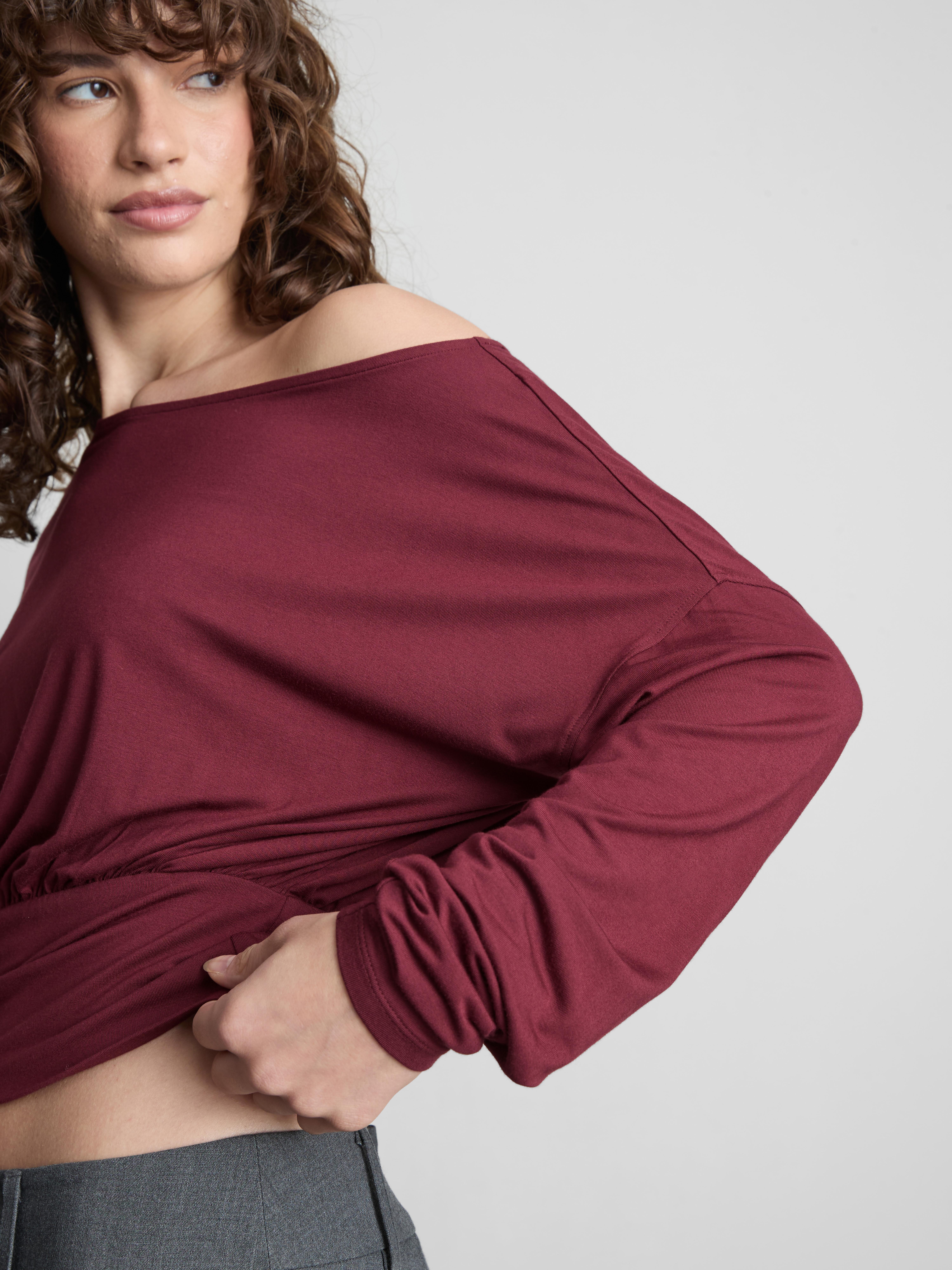 The Primark Scene | Long-Sleeve Off-Shoulder Top