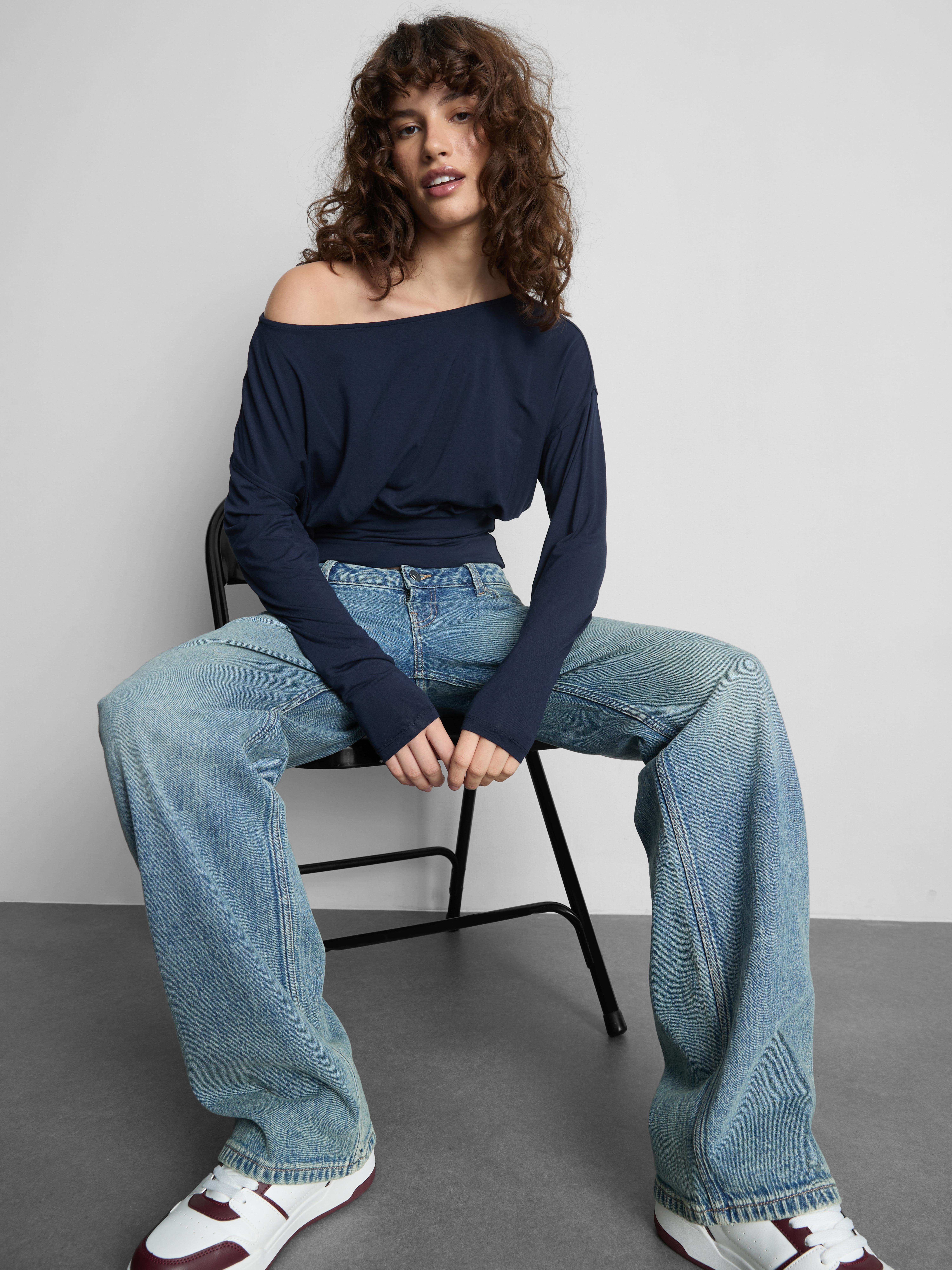 The Primark Scene | Long-Sleeve Off-Shoulder Top