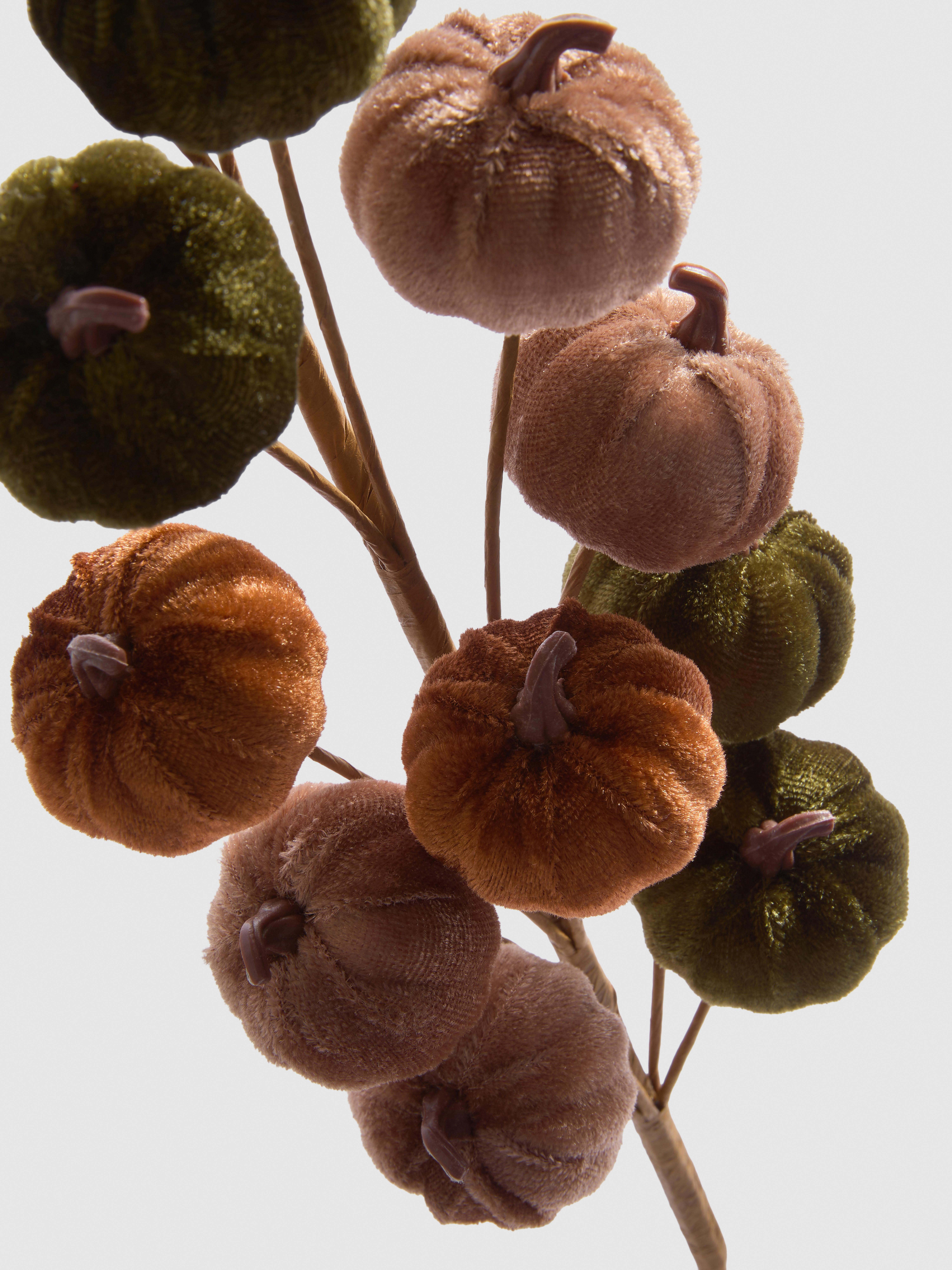 Tallo artificial decorativo de calabazas