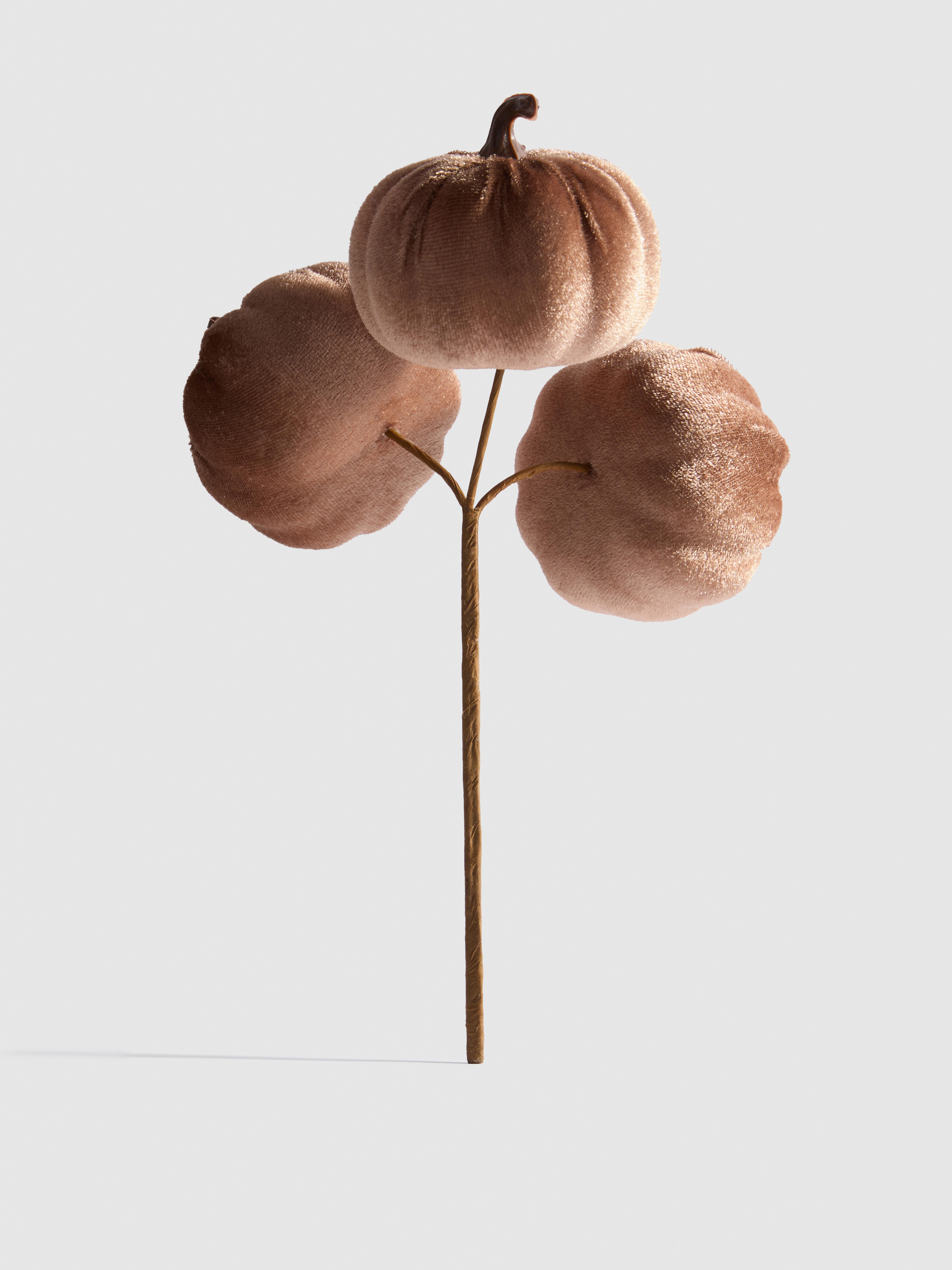 Tallo artificial decorativo de calabazas