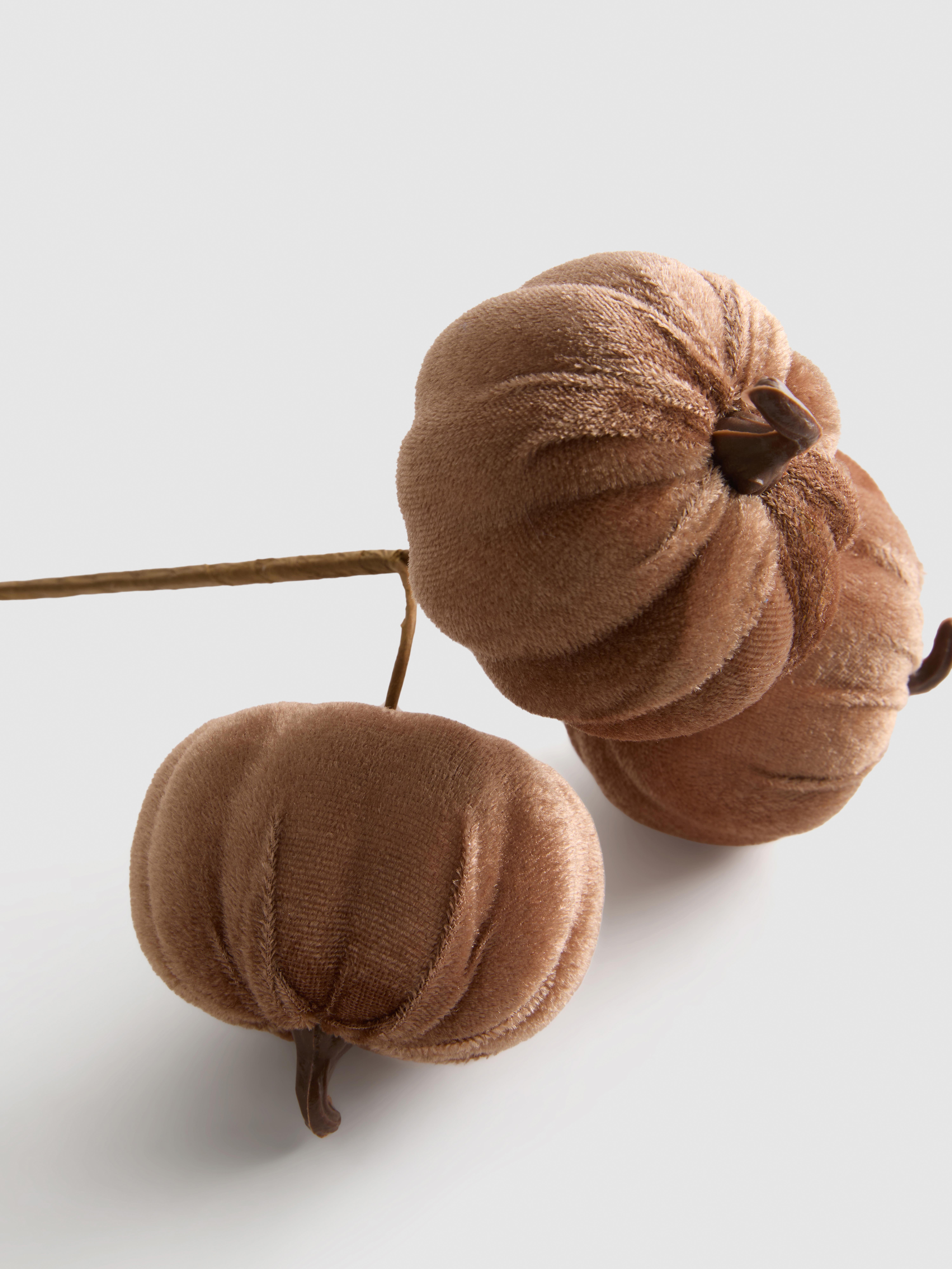Tallo artificial decorativo de calabazas