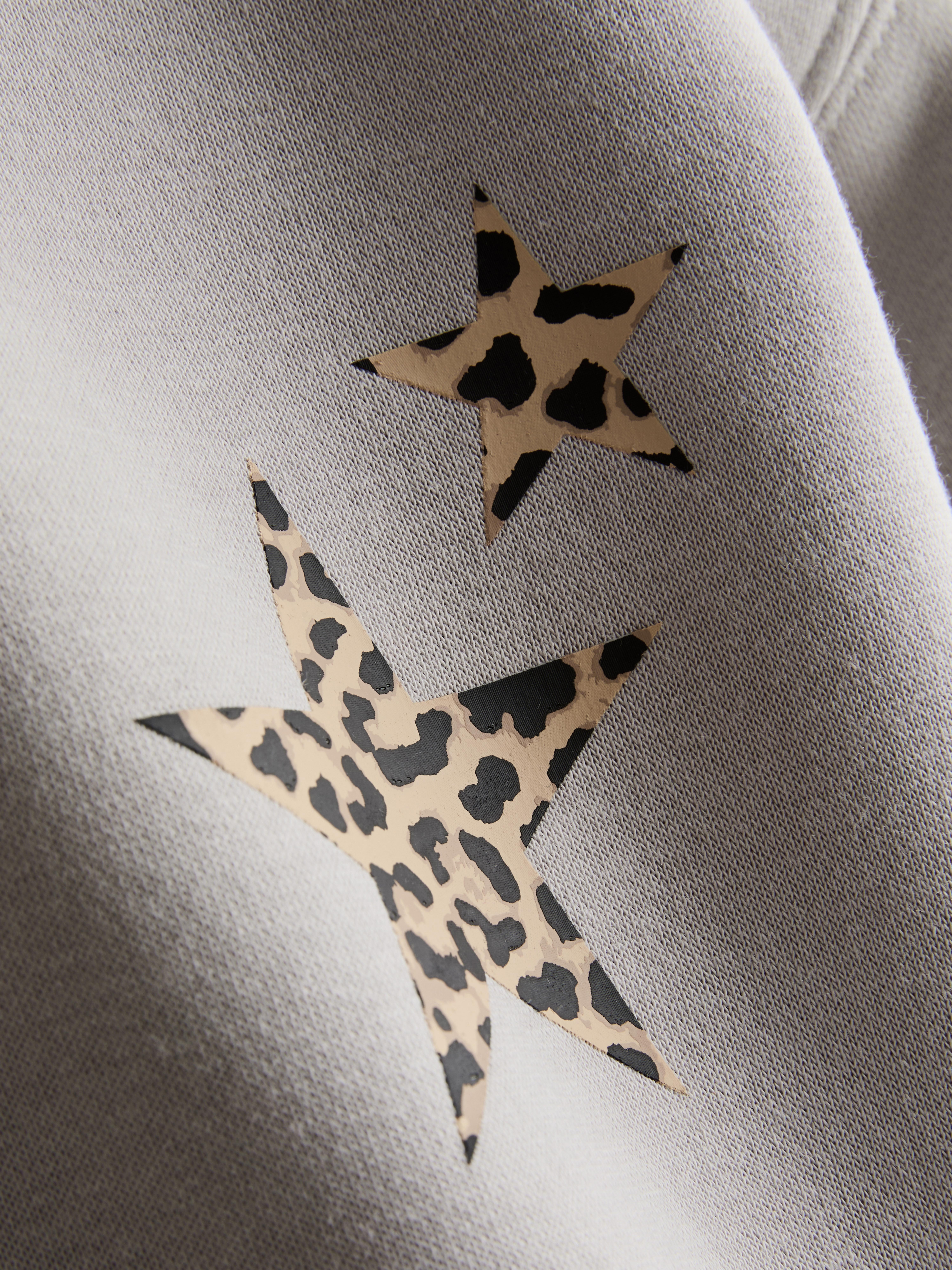 Sweat à capuche imprimé en mélange de coton