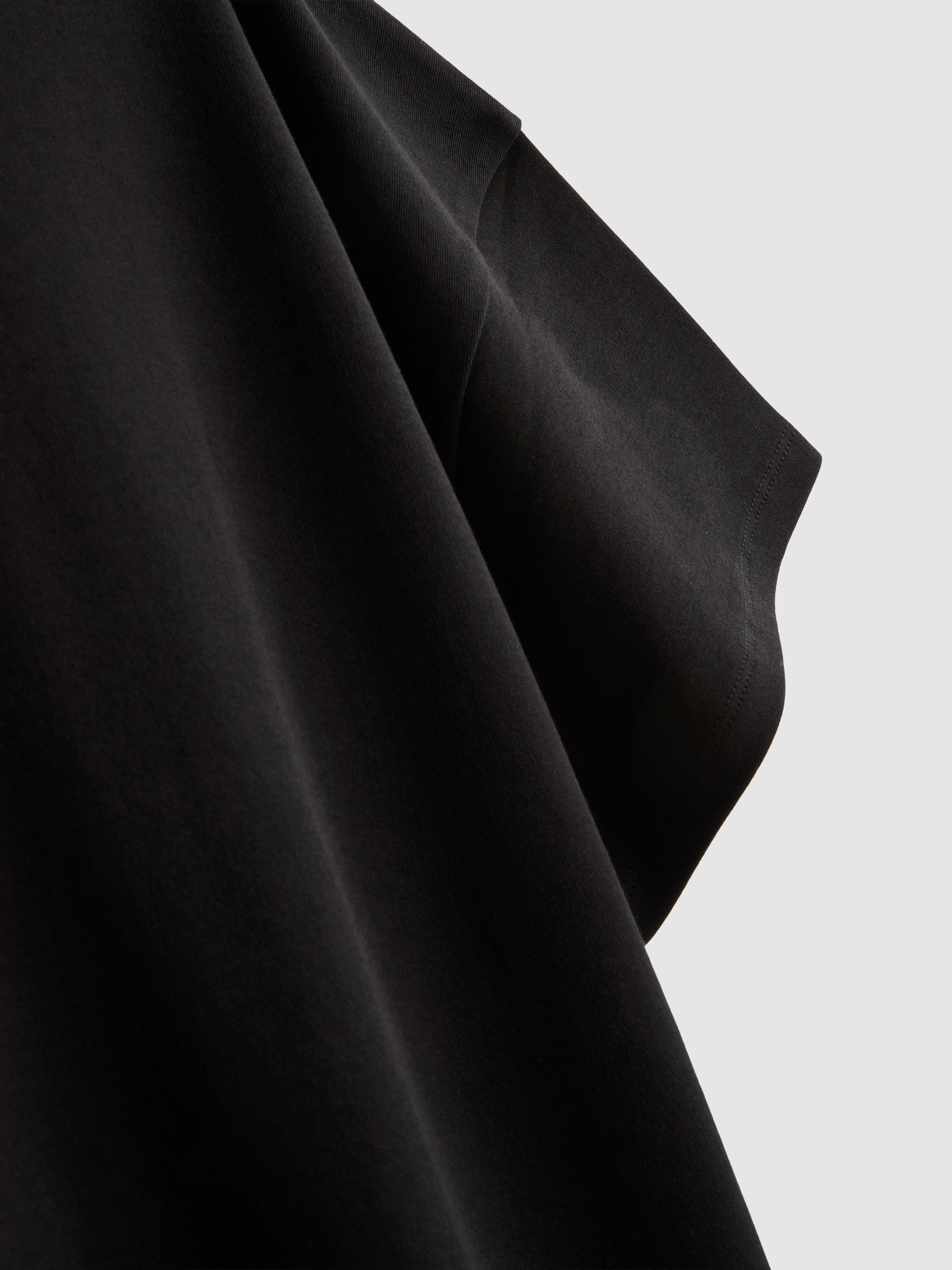 Cotton Asymmetric Longline Tee