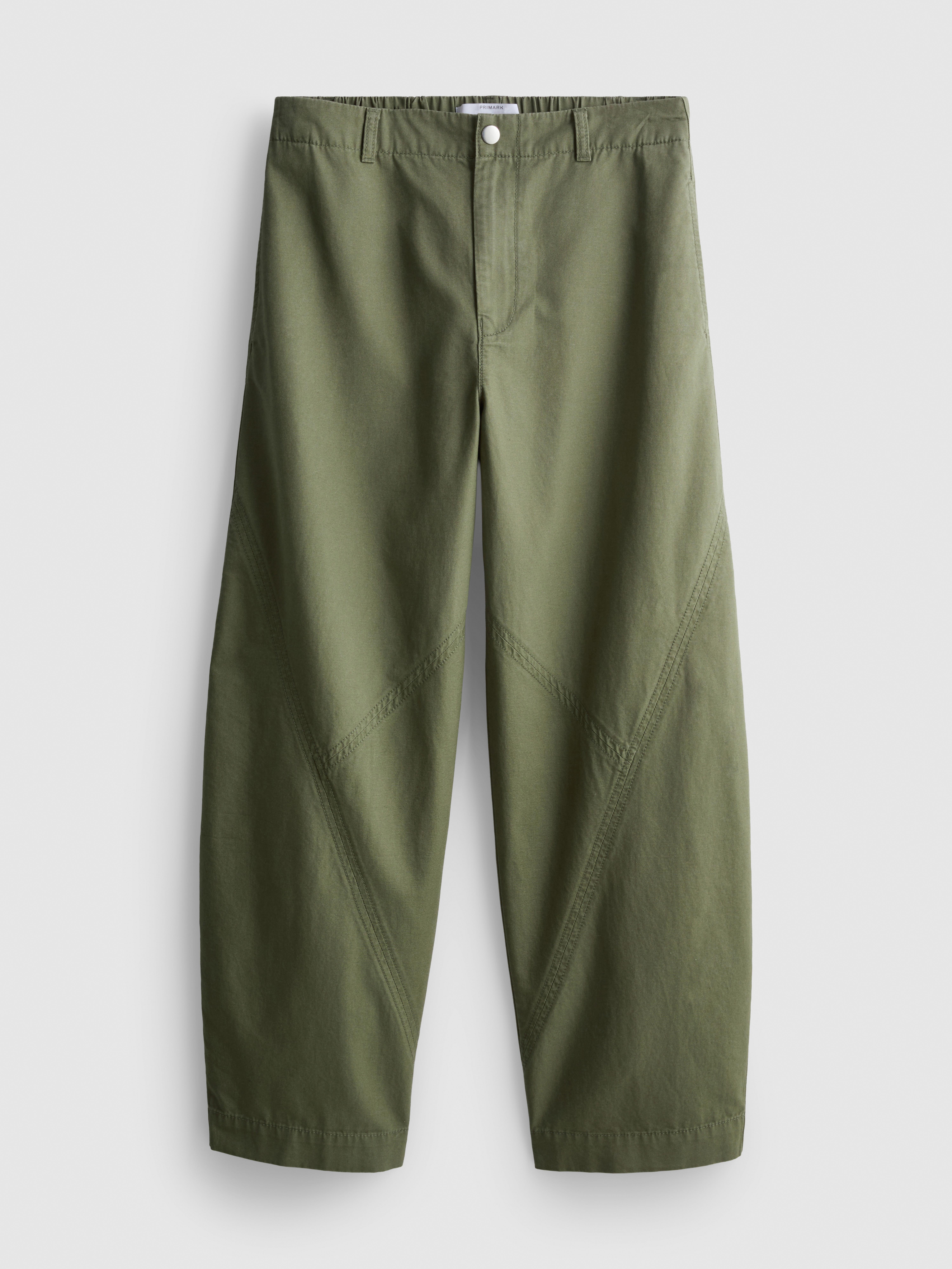 Cocoonbroek van katoenen canvas