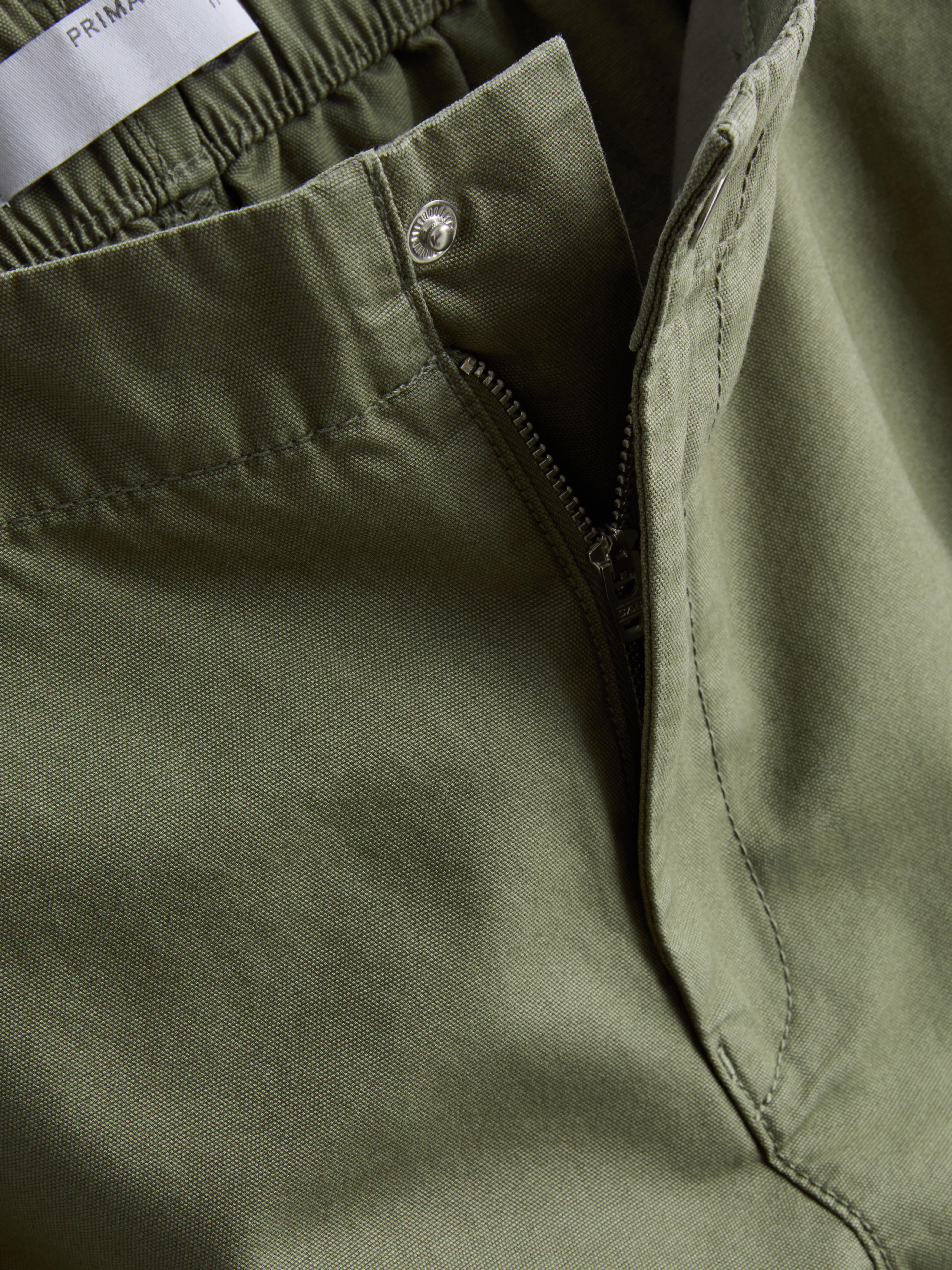 Cocoonbroek van katoenen canvas