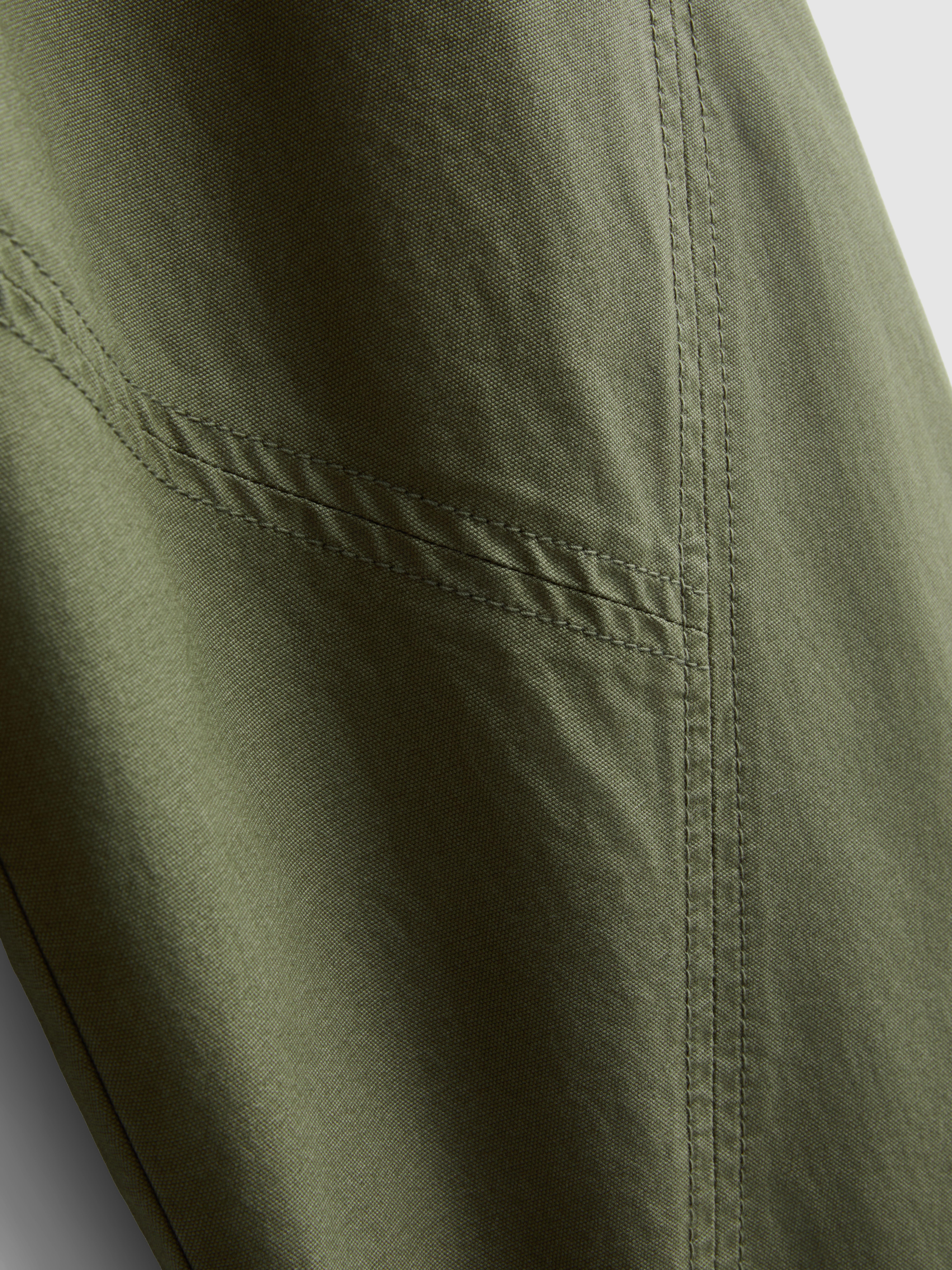 Cocoonbroek van katoenen canvas