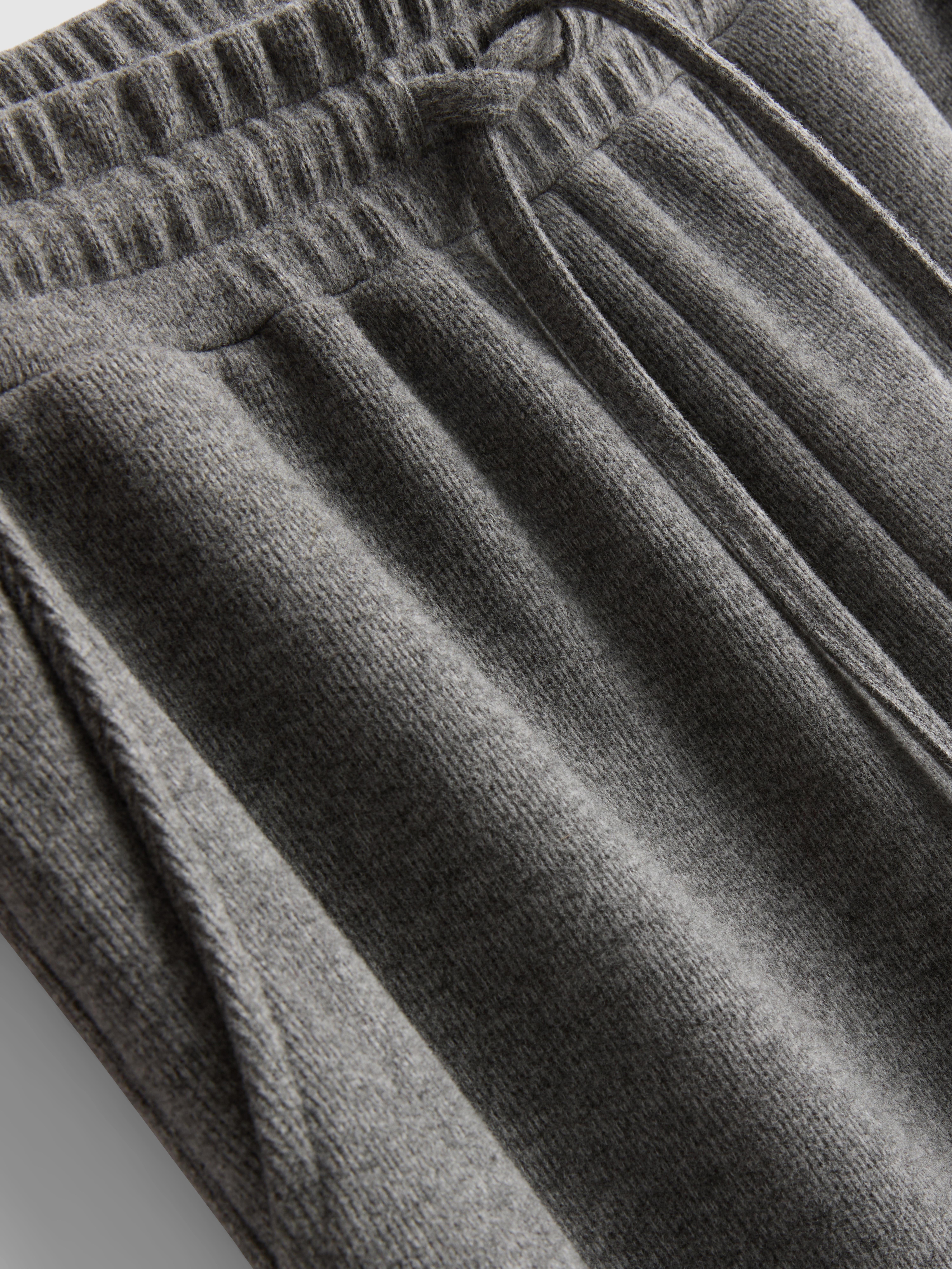 Cotton Blend Cozy Wide Leg Joggers