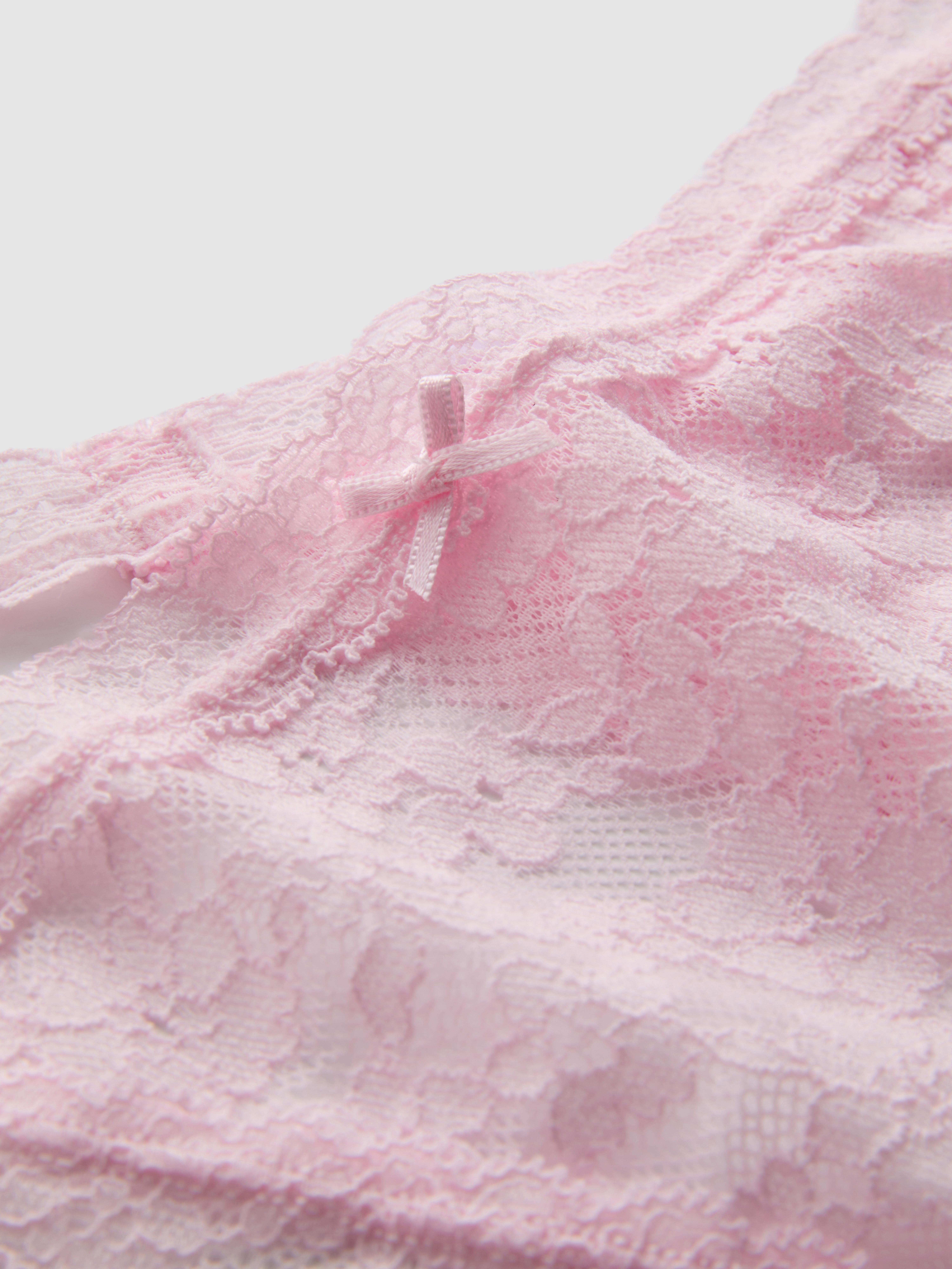 All Over Lace Demi Cup Lingerie Set