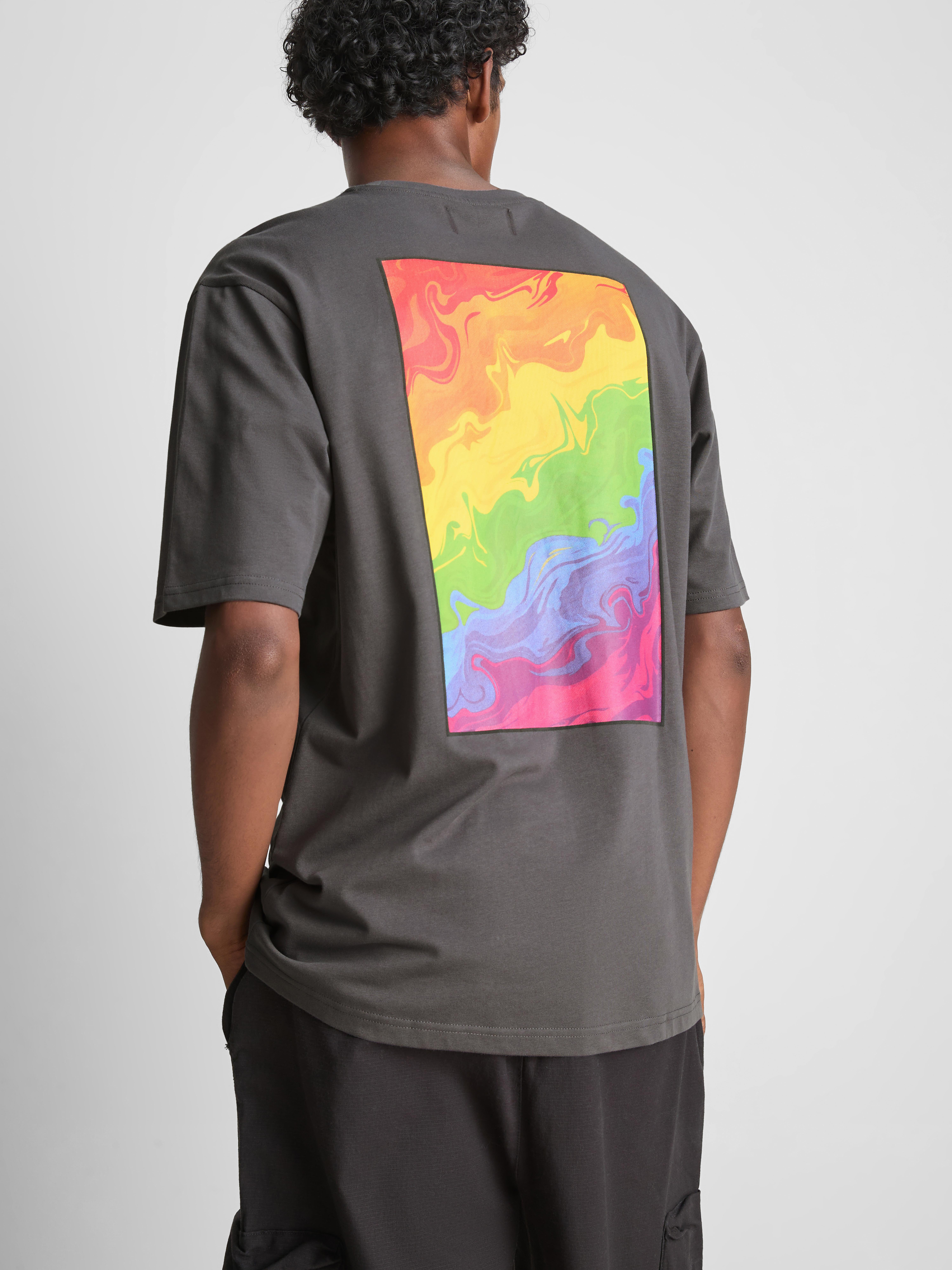 T-Shirt mit Pride-Herz-Grafik