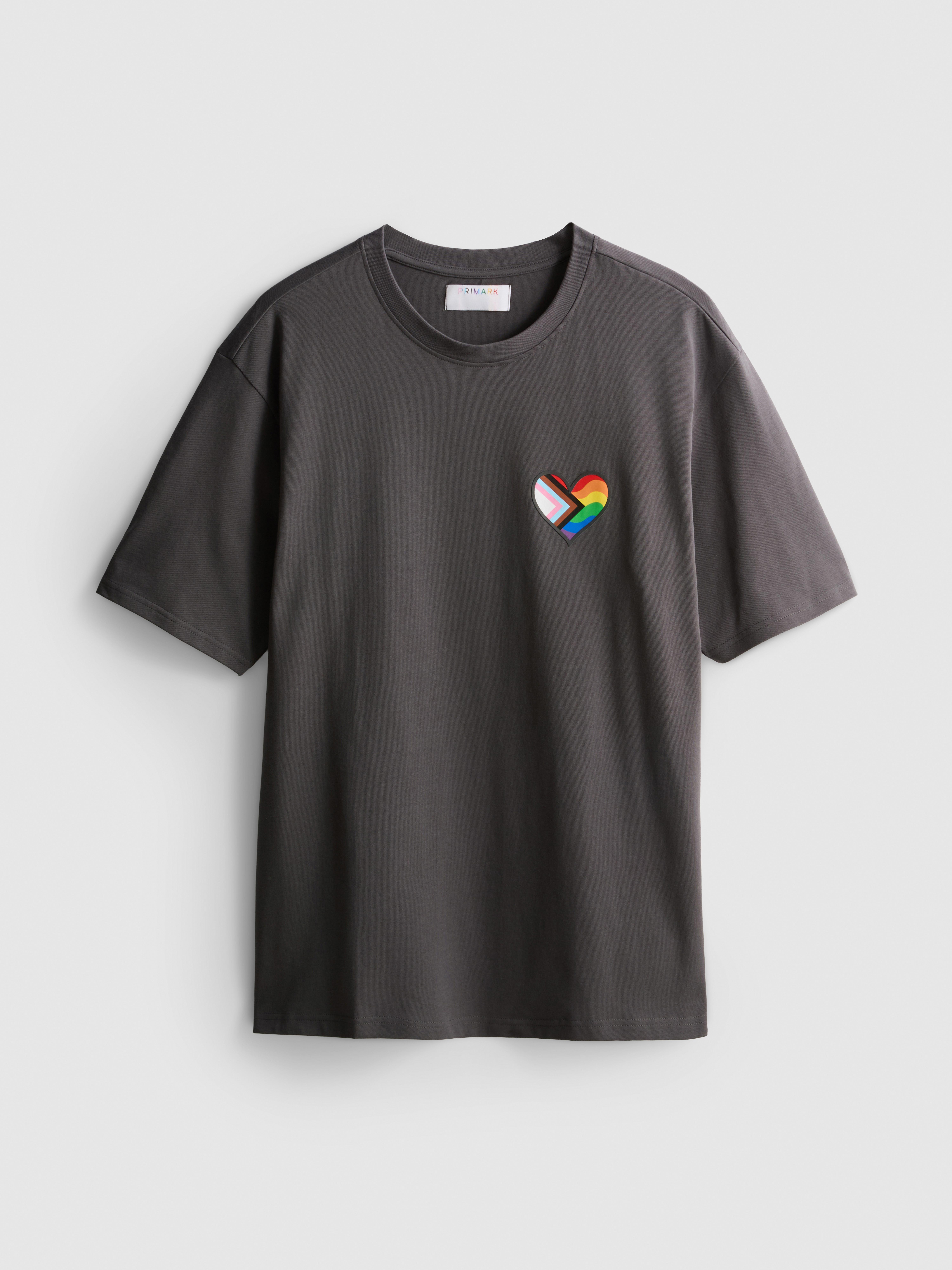 T-Shirt mit Pride-Herz-Grafik