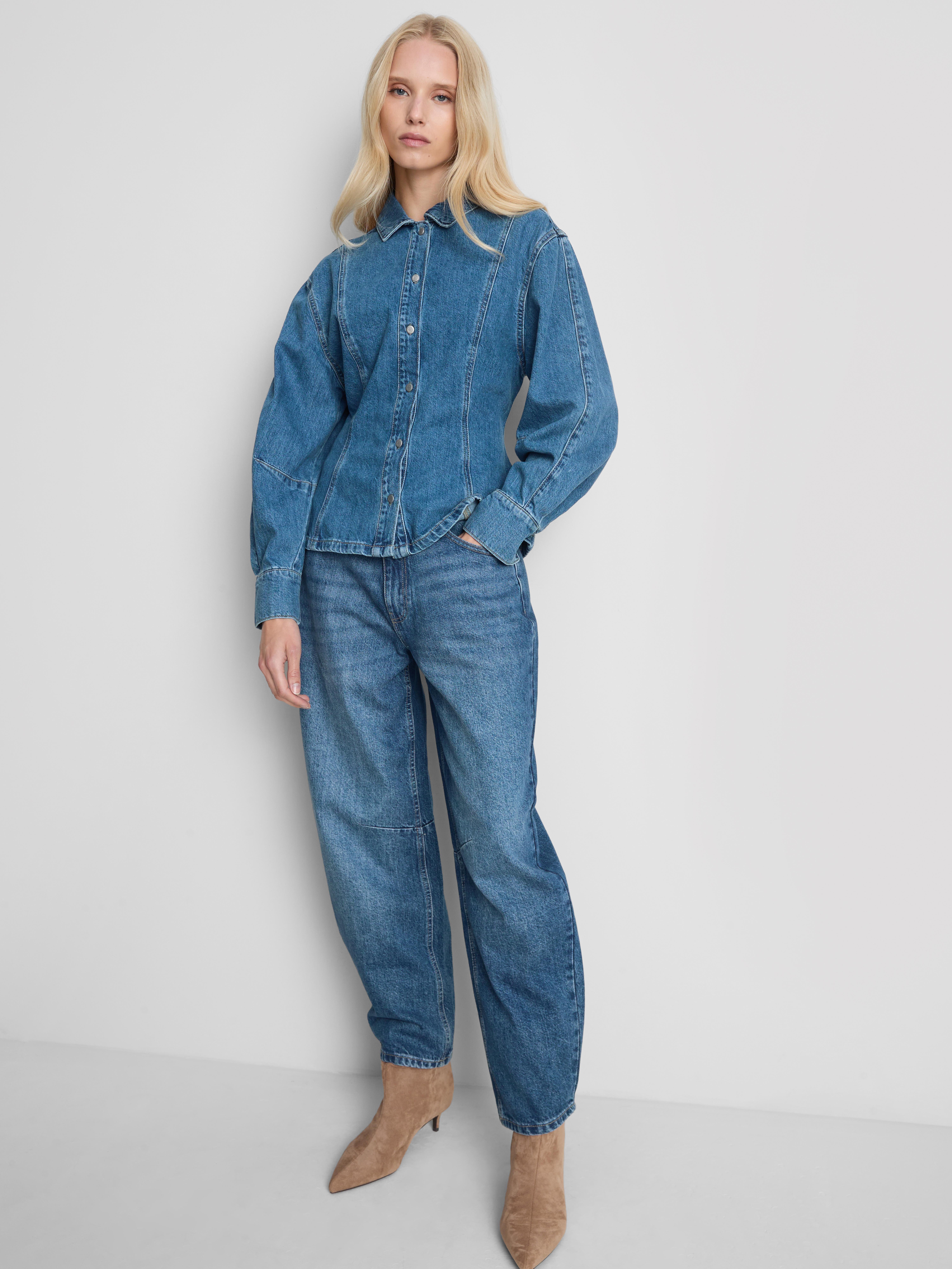 Camisa de denim ajustada By Coleen