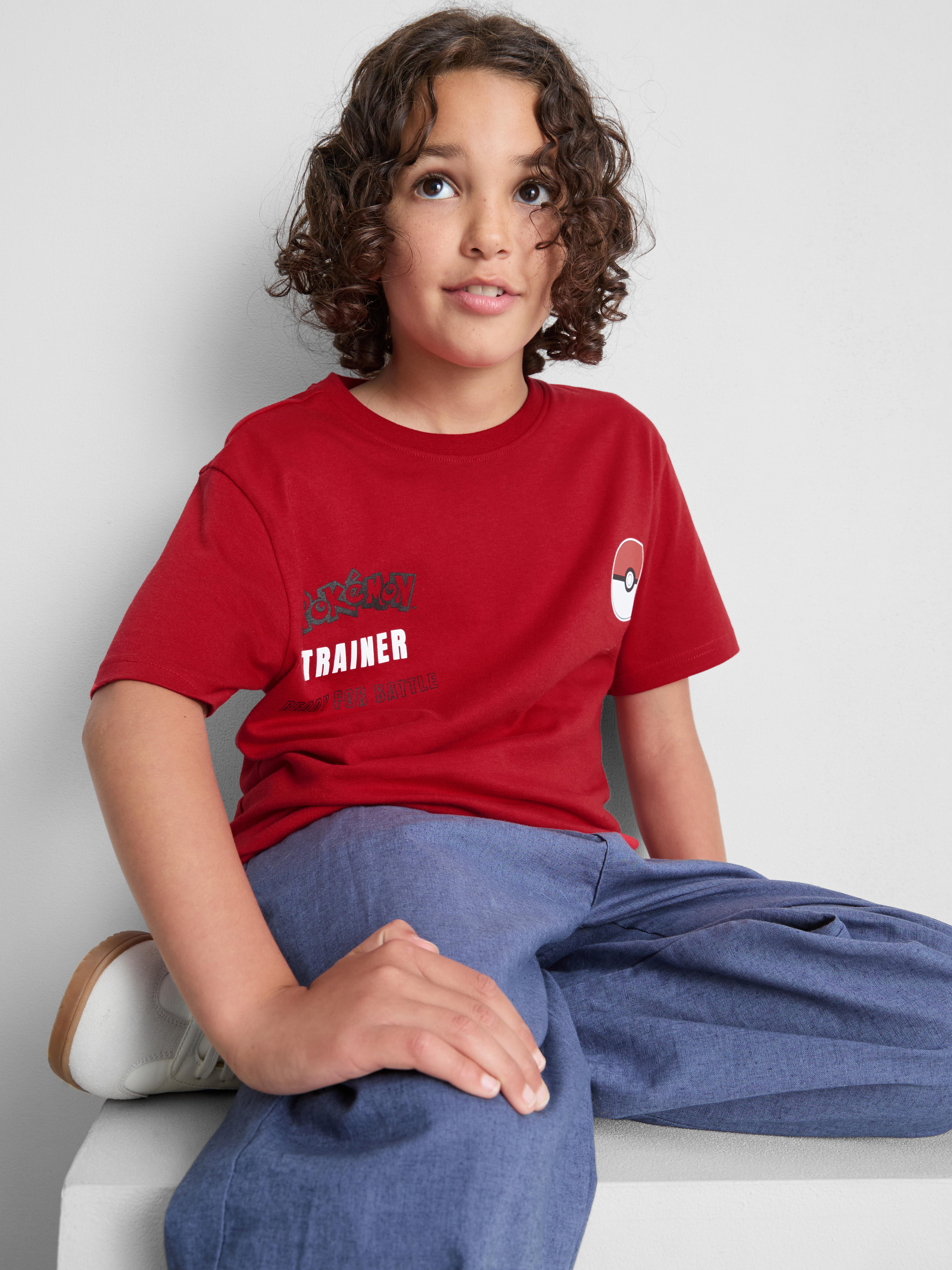 7-15 jr | Puur katoenen T-shirt Pokémon Trainer