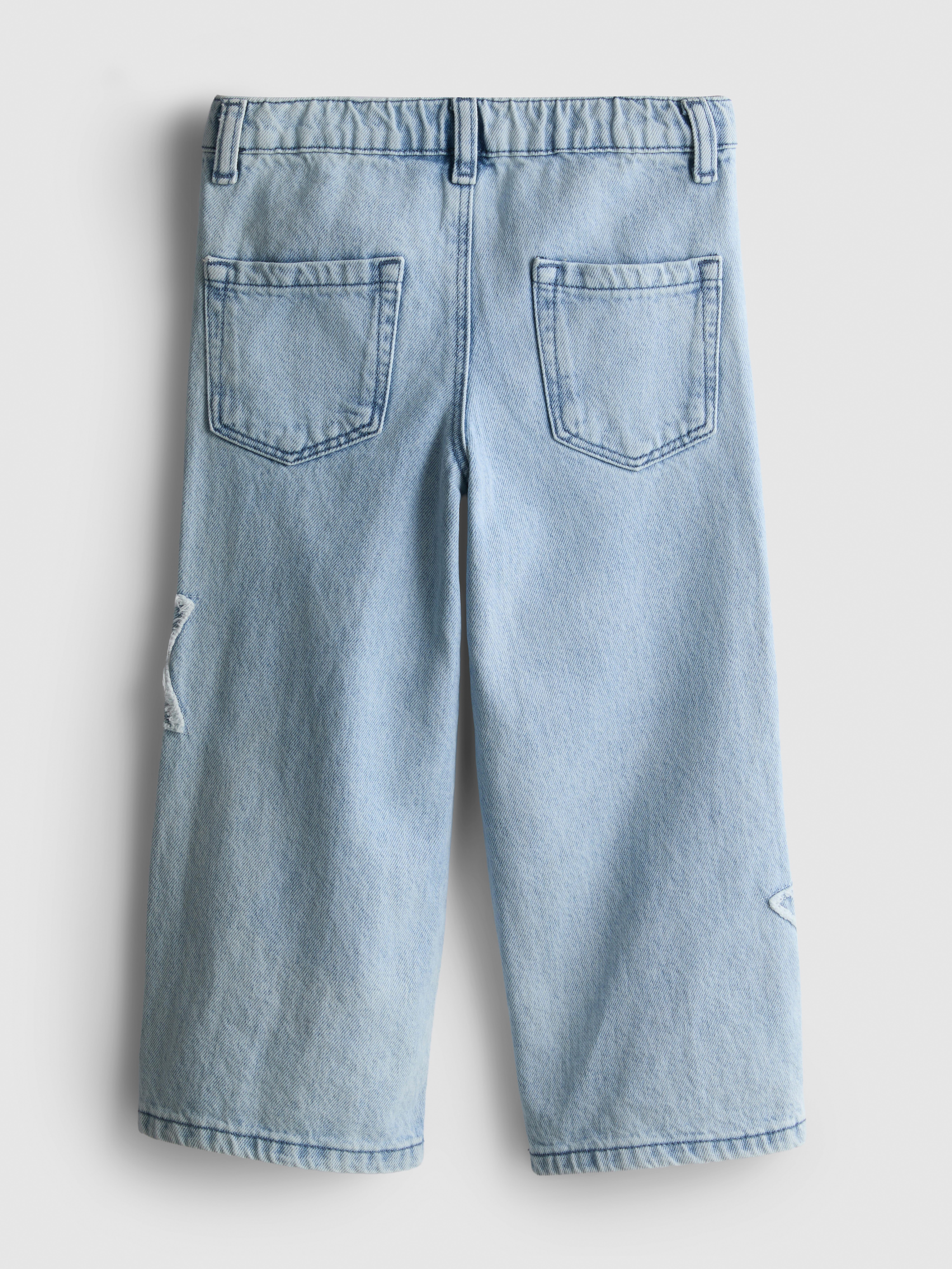 1-9yrs | Pure Cotton Star Appliqué Wide-Leg Jeans