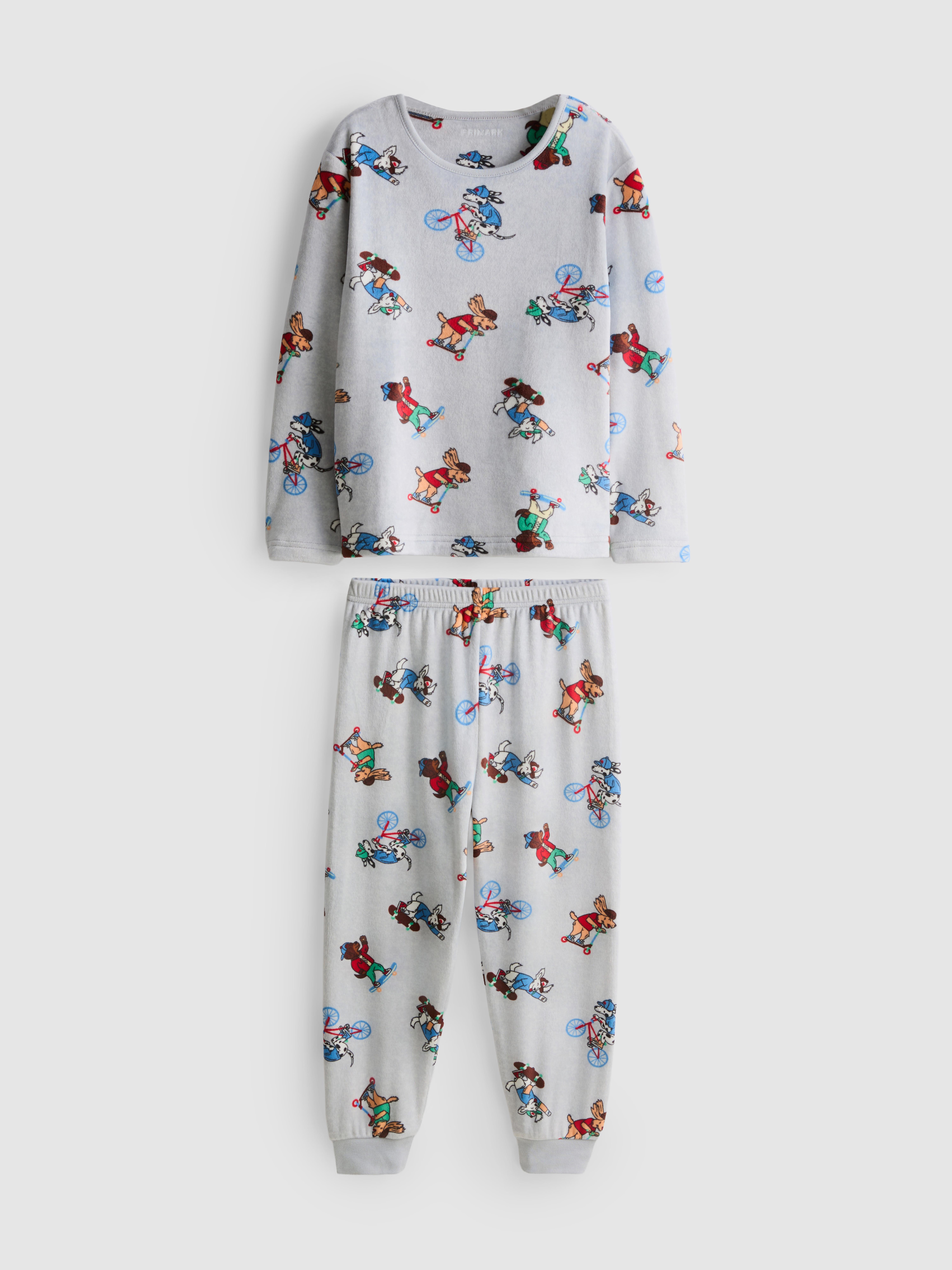 1-9 jr | Warme pyjama met hondenprint
