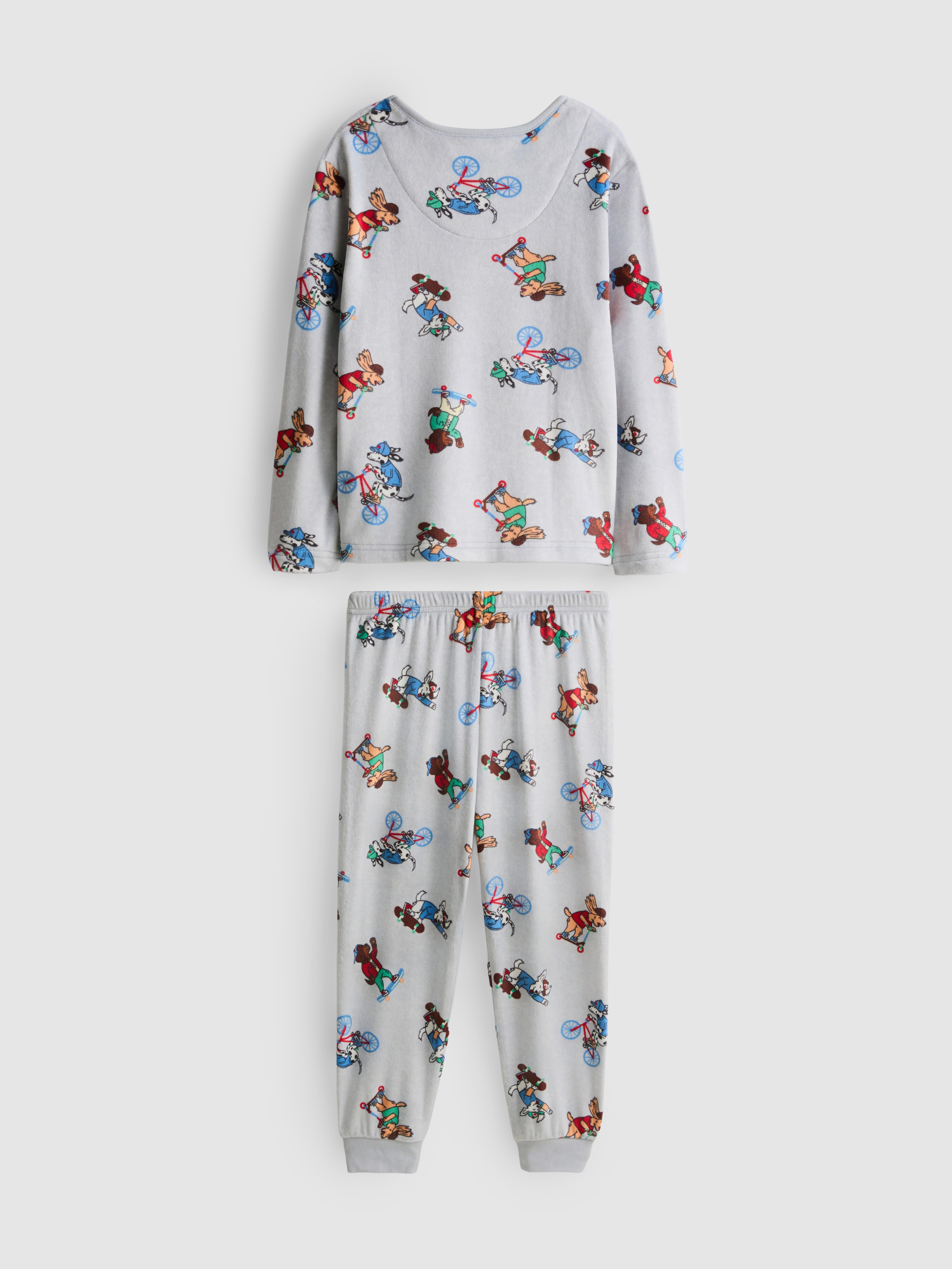 1-9 jr | Warme pyjama met hondenprint
