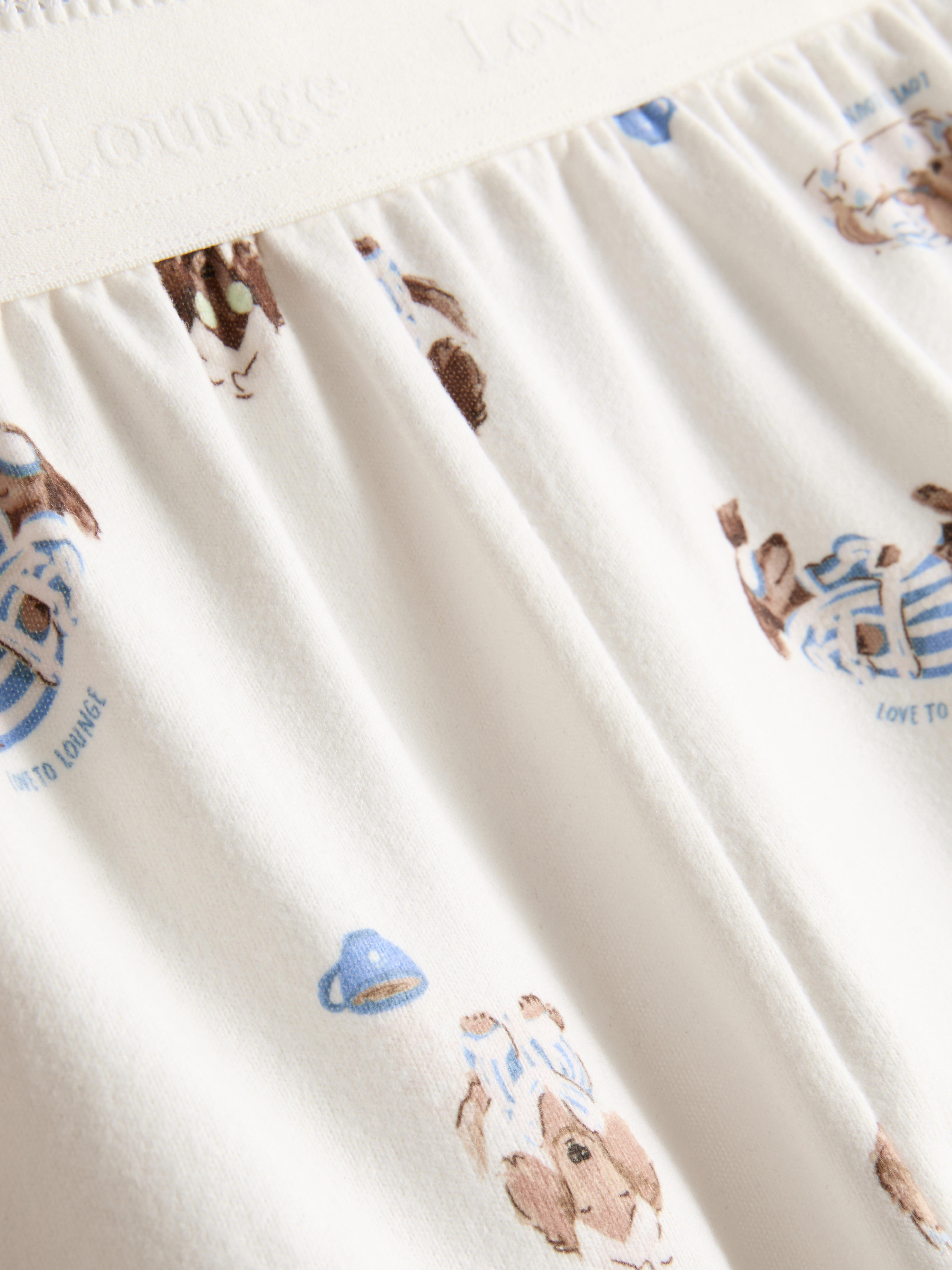 Love To Lounge Dog Print Pyjama Shorts