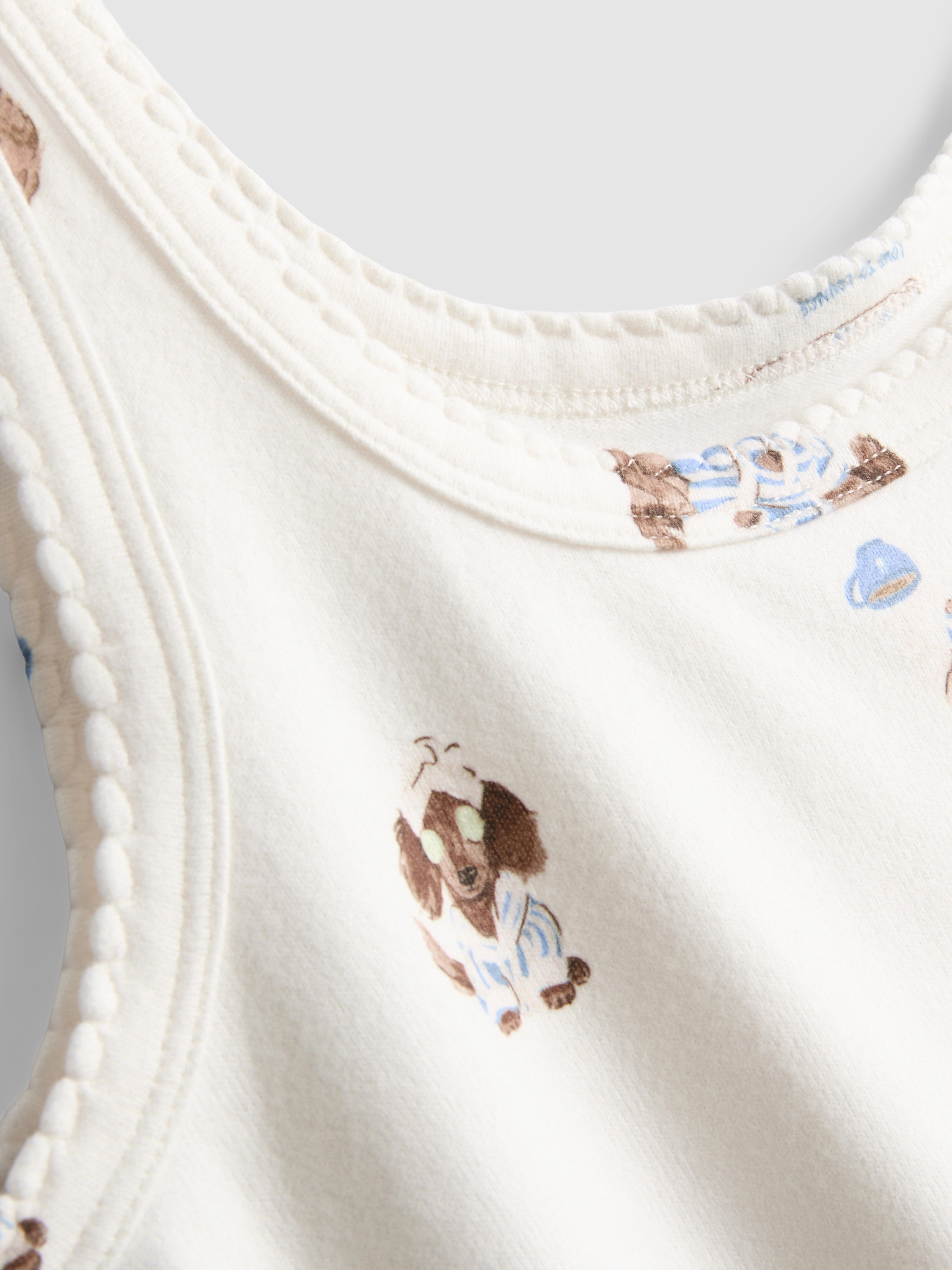 Love To Lounge Dog Print Tank Top