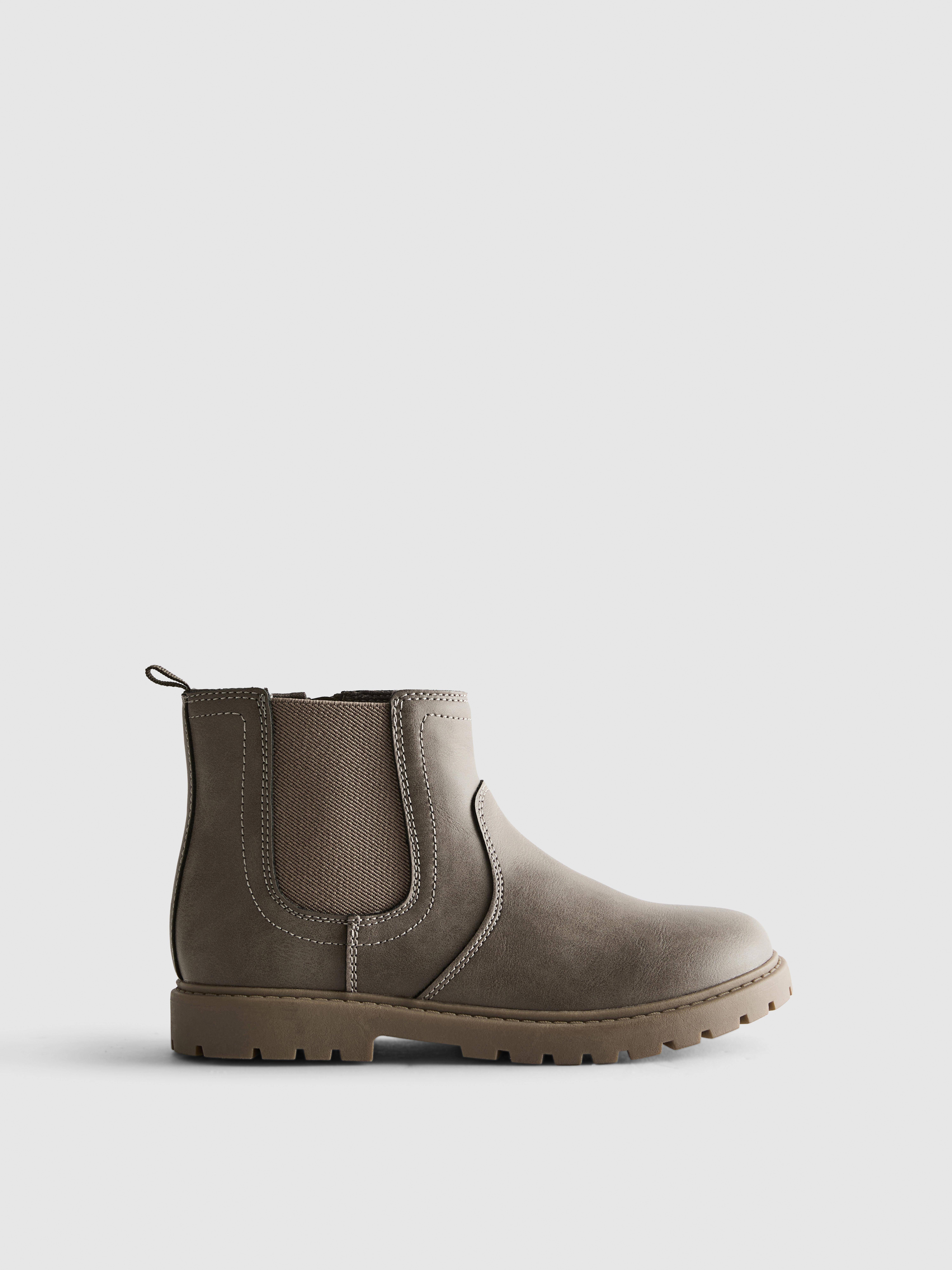 Zip-Up Chelsea Ankle Boots