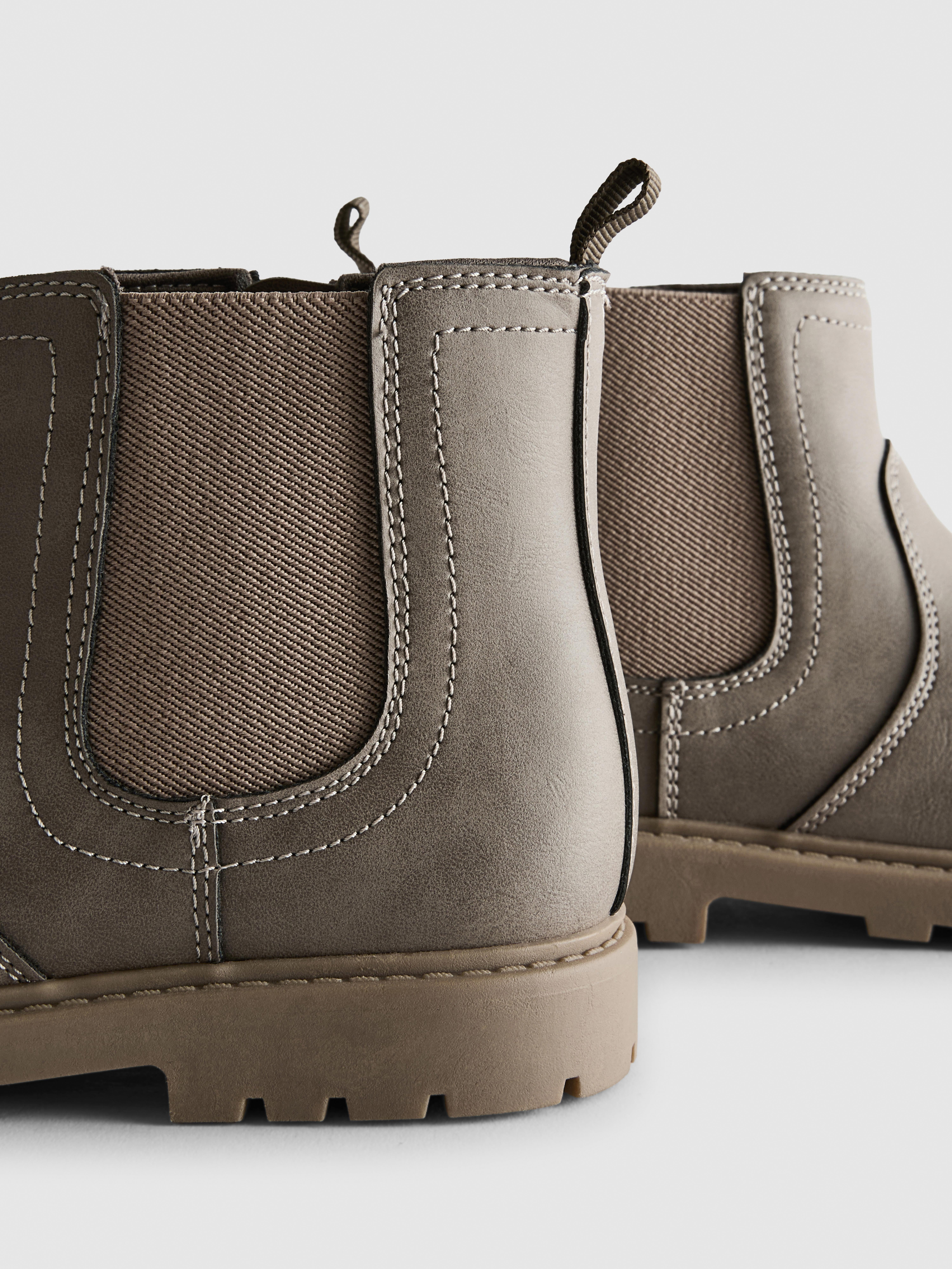 Zip-Up Chelsea Ankle Boots