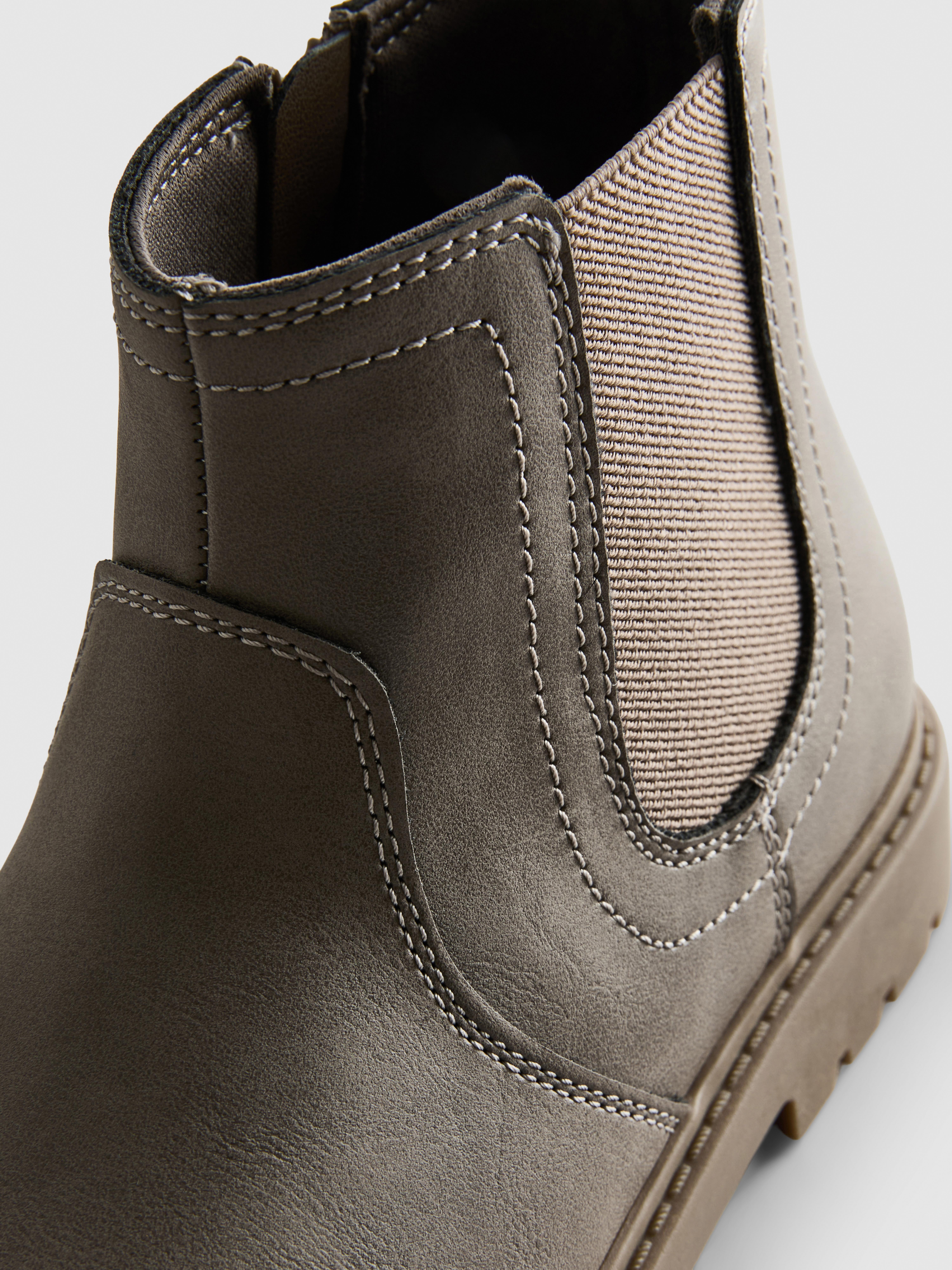 Zip-Up Chelsea Ankle Boots