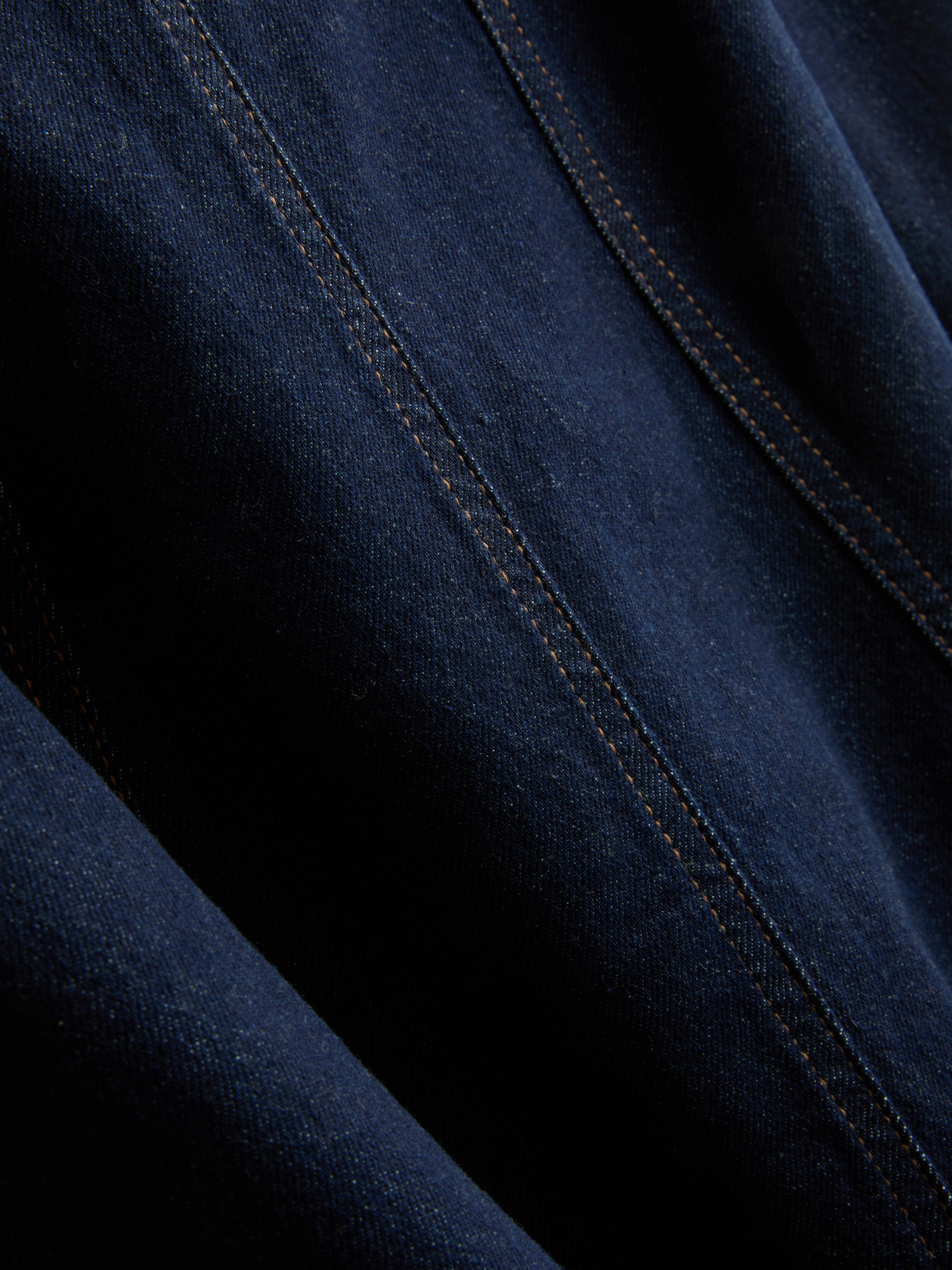 By Coleen Denim Cinch Mini Dress