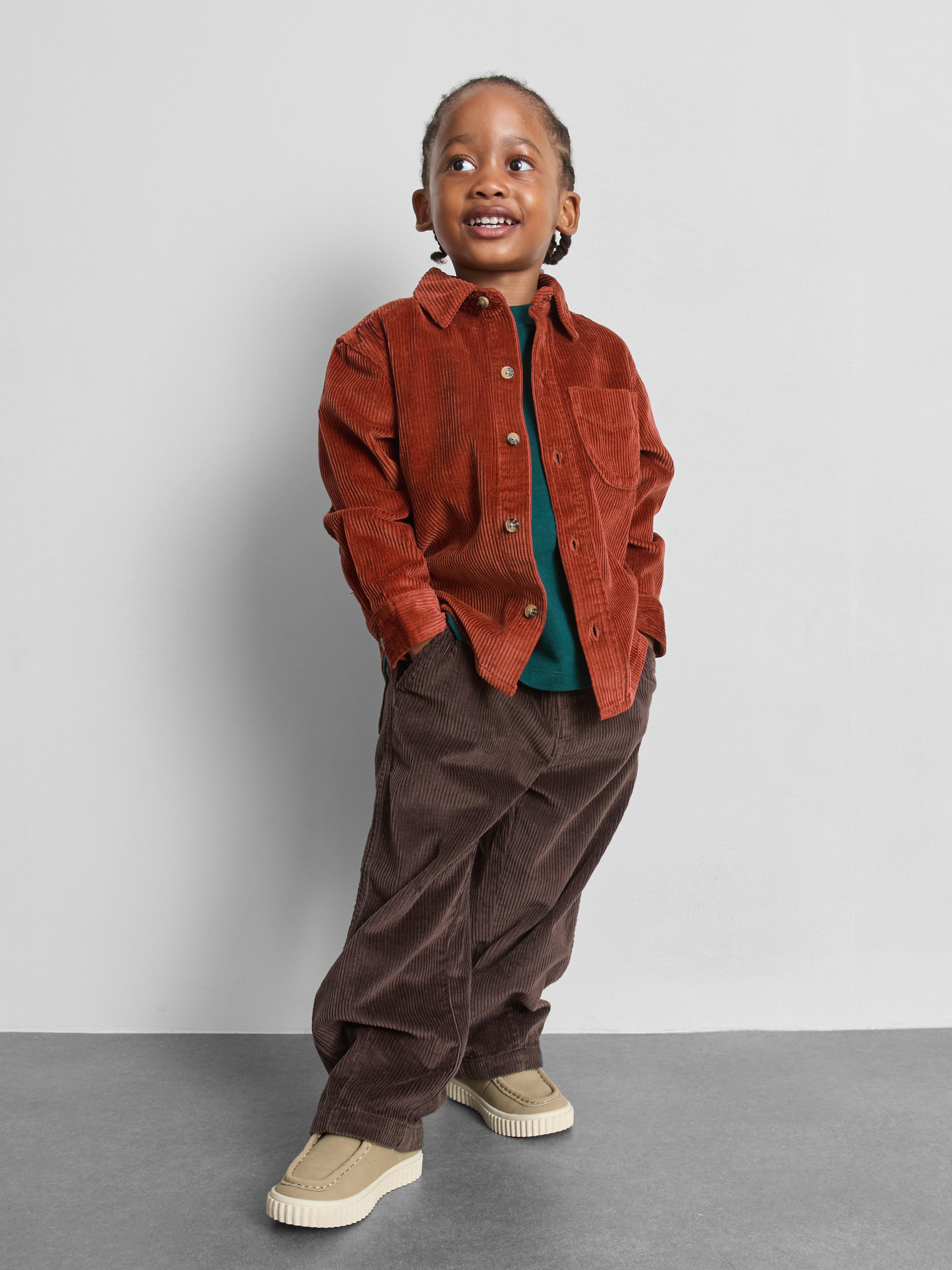 1-9yrs | Pure Cotton Corduroy Shirt