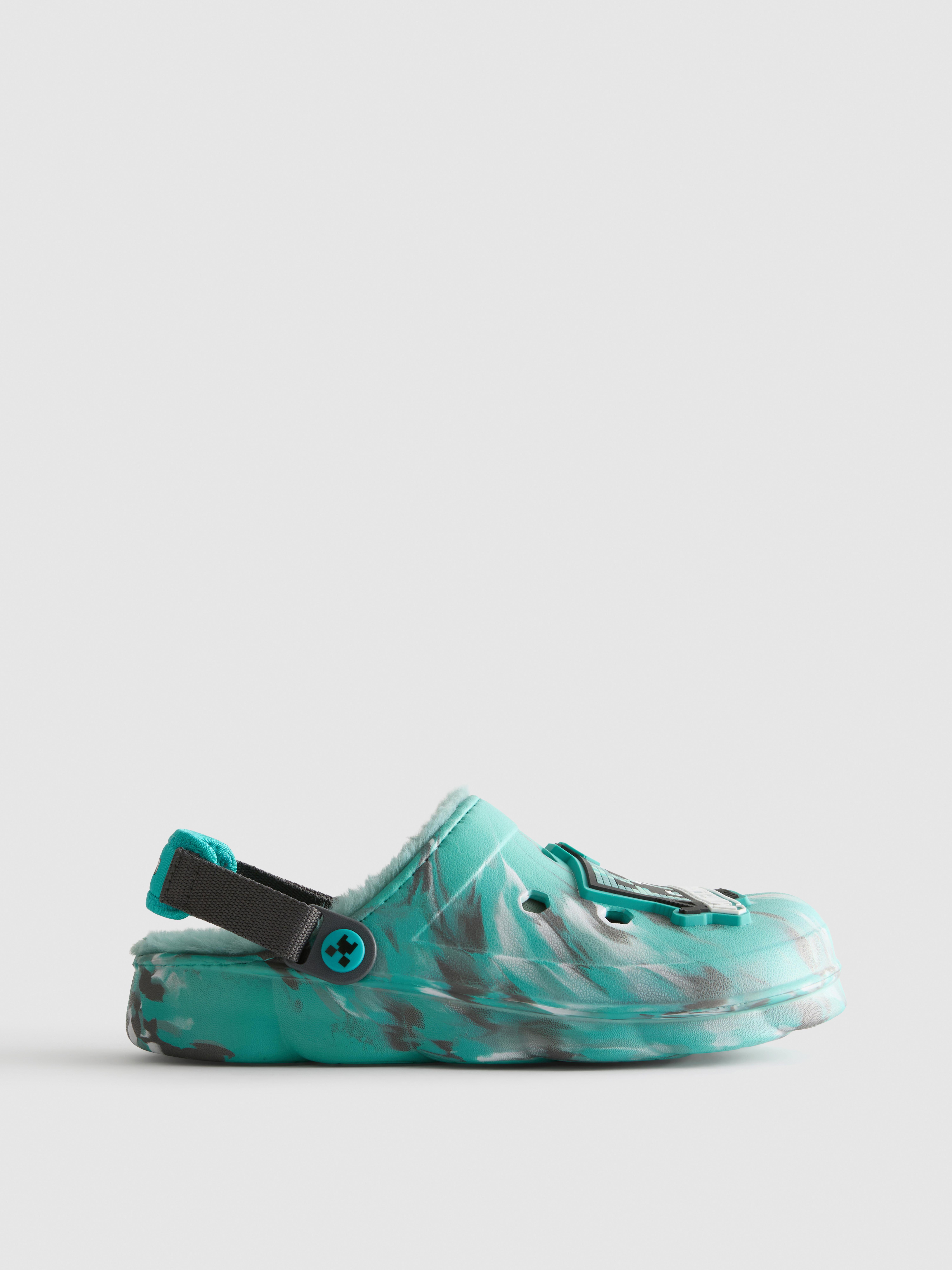 Minecraft Faux Fur Lined Clogs