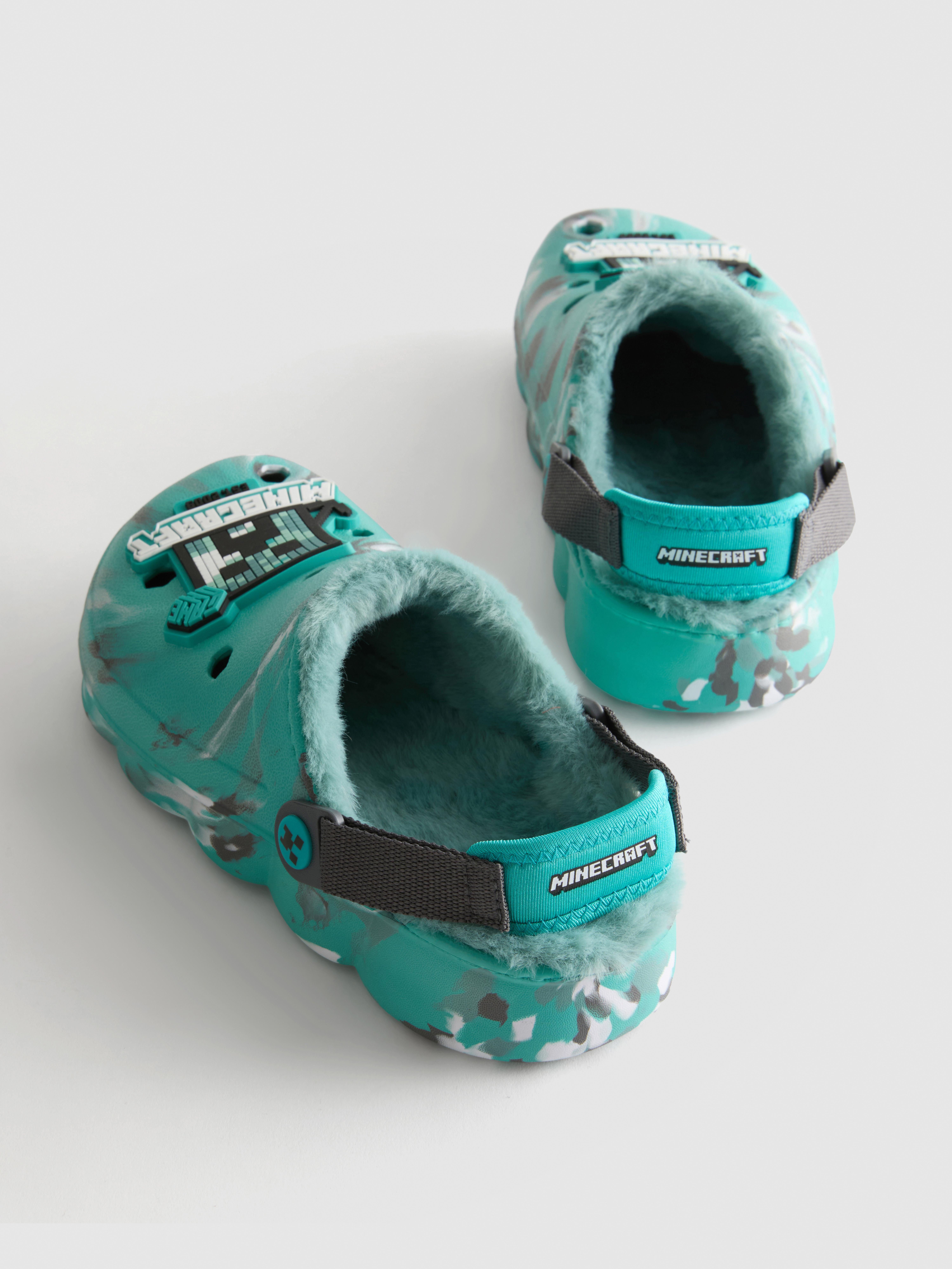Minecraft Faux Fur Lined Clogs