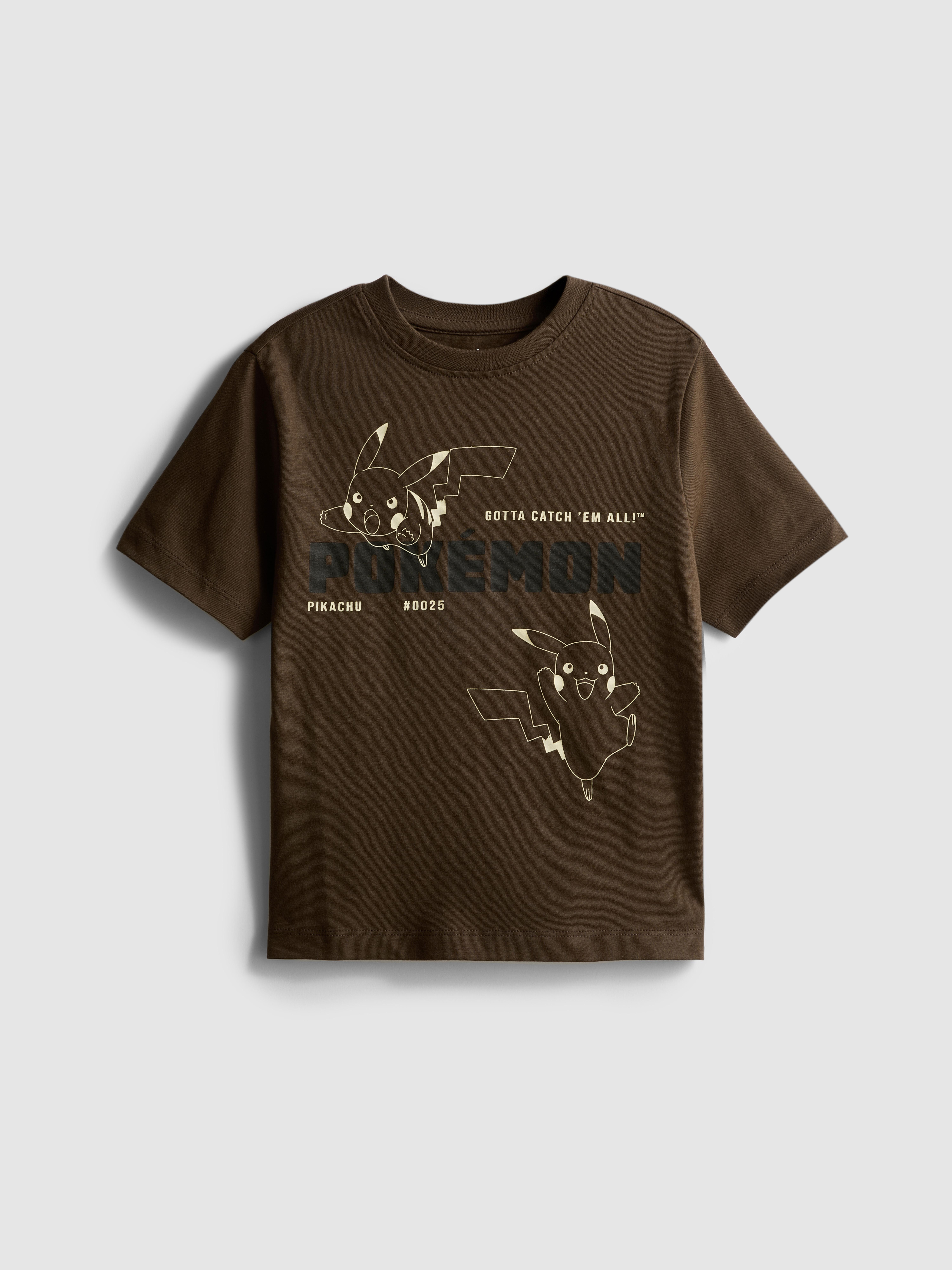 3 - 9 ani | Tricou din bumbac pur, cu imprimeu cu Pikachu din Pokémon